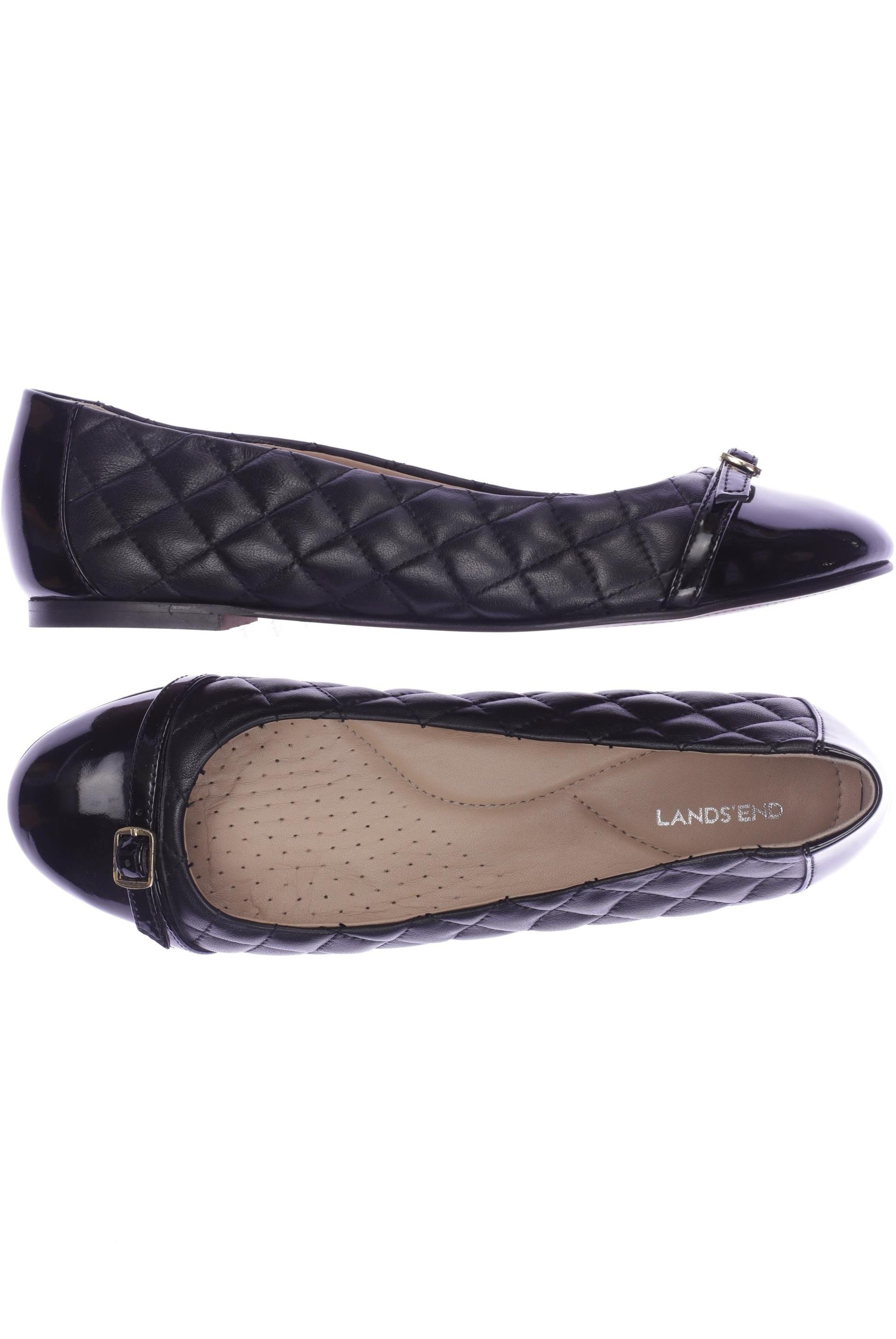 

Lands End Damen Ballerinas, schwarz, Gr. 40