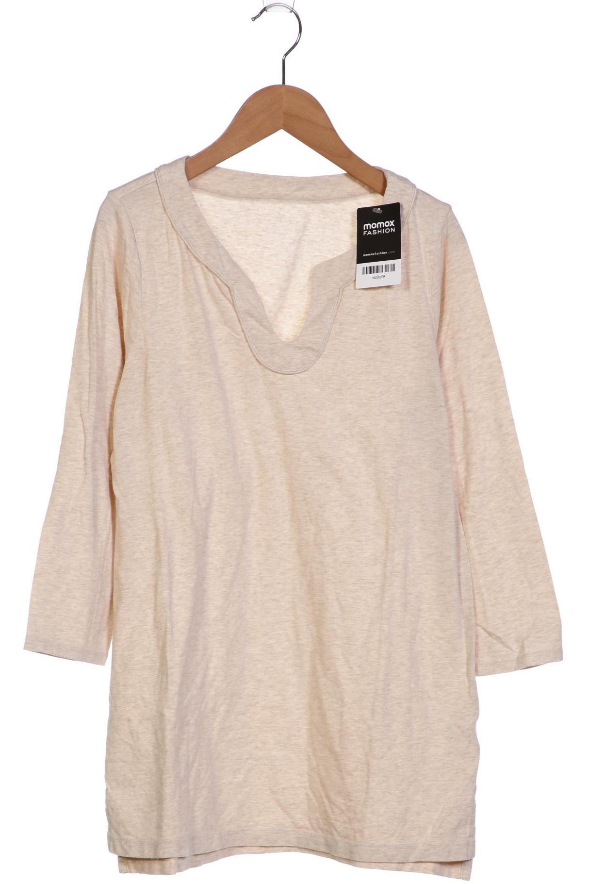 

Lands End Damen Langarmshirt, beige, Gr. 38