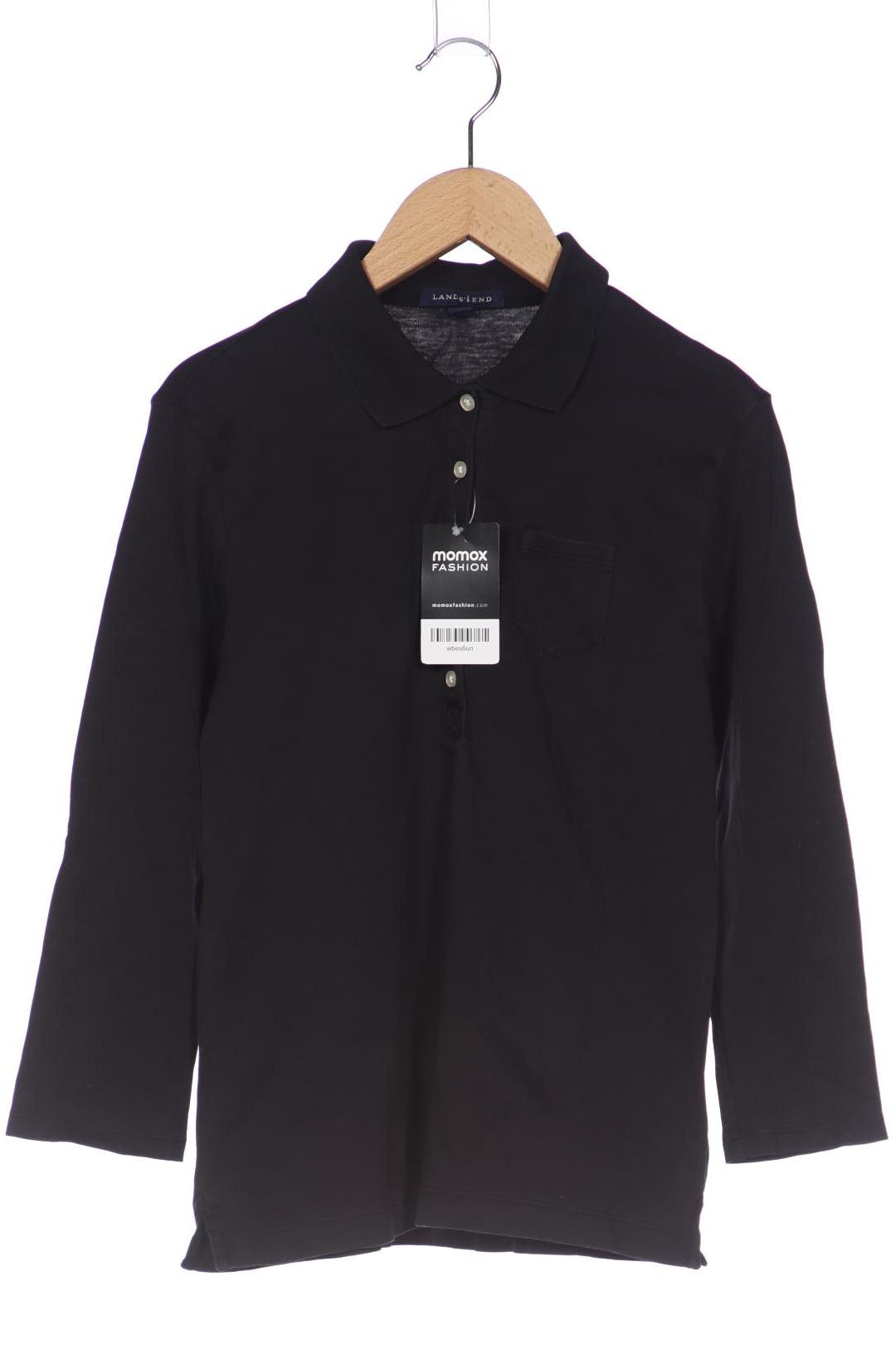 

Lands End Damen Poloshirt, schwarz, Gr. 36