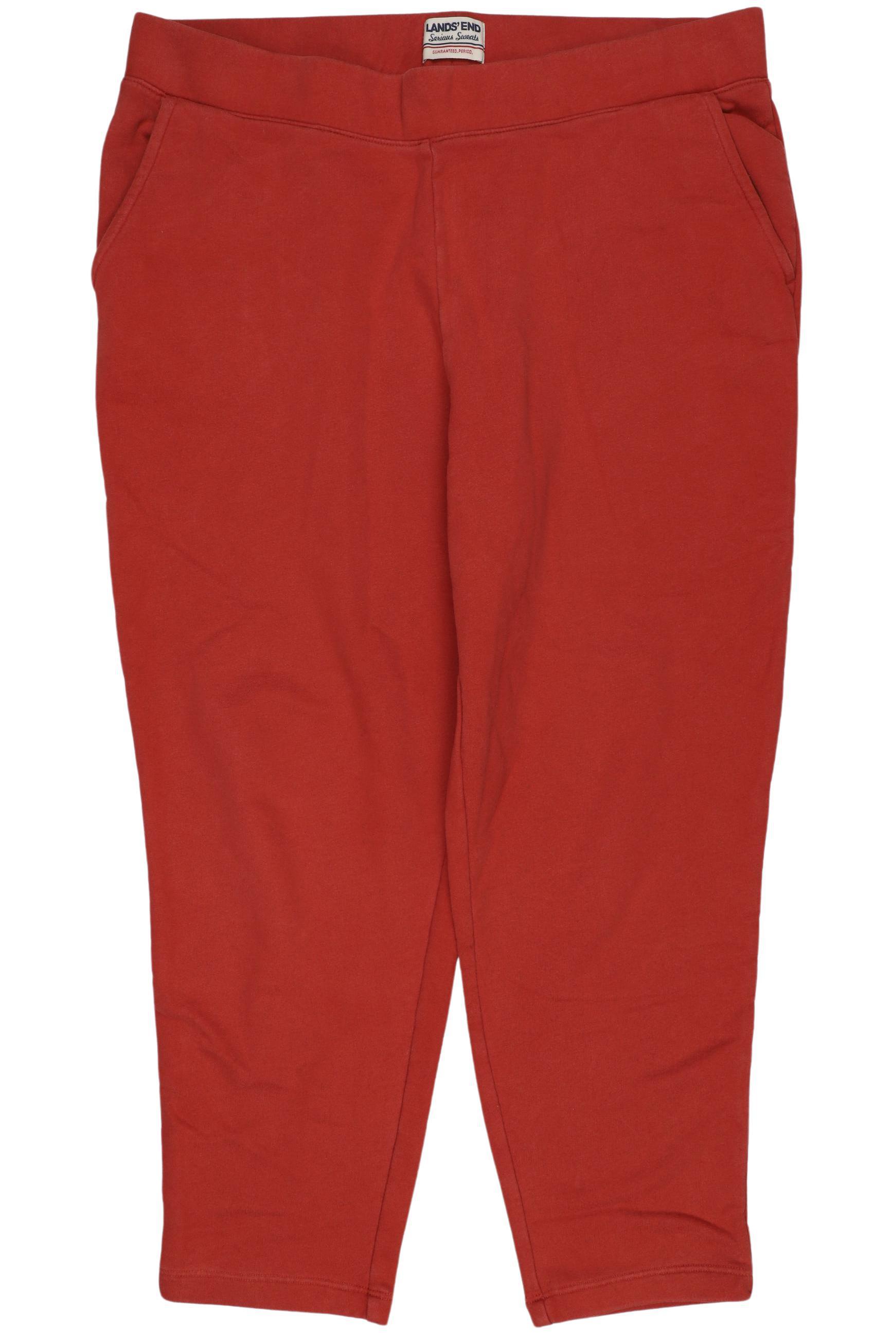 

Lands End Damen Stoffhose, rot, Gr. 0