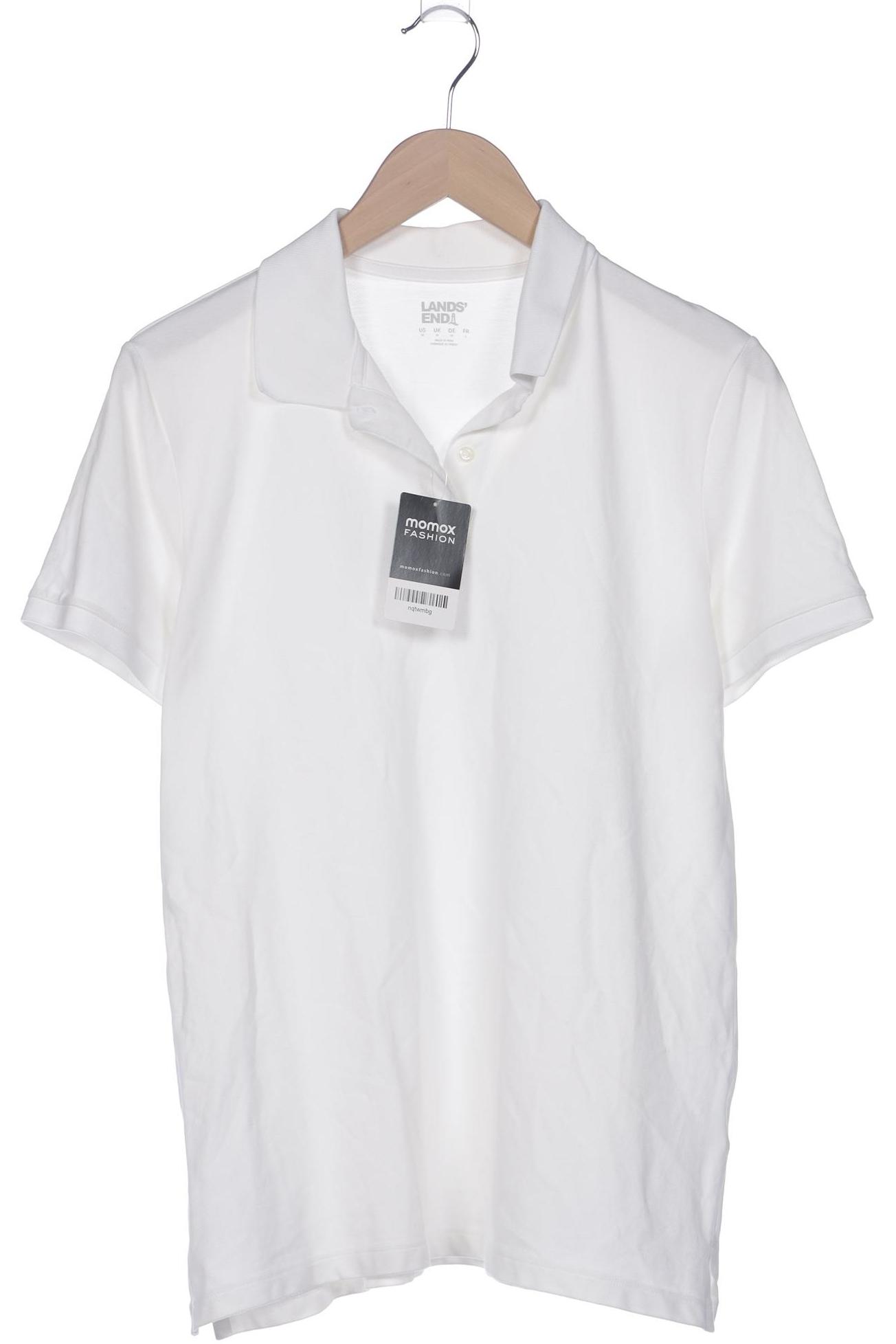 

Lands End Damen Poloshirt, weiß, Gr. 38