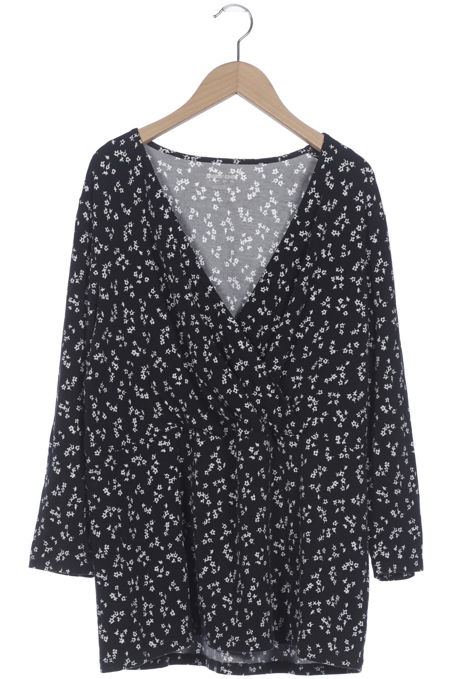 

Lands End Damen Langarmshirt, schwarz, Gr. 42
