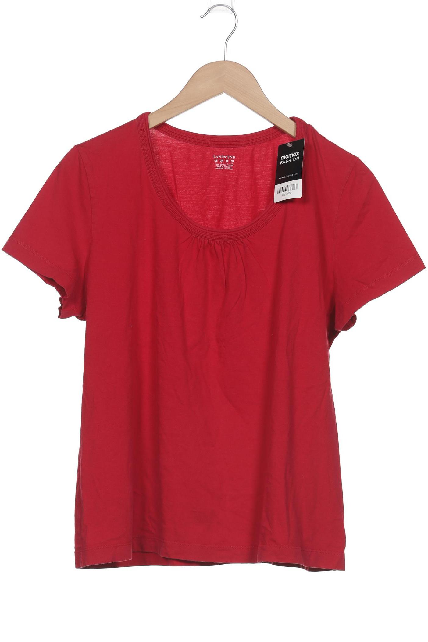 

Lands End Damen T-Shirt, rot, Gr. 42