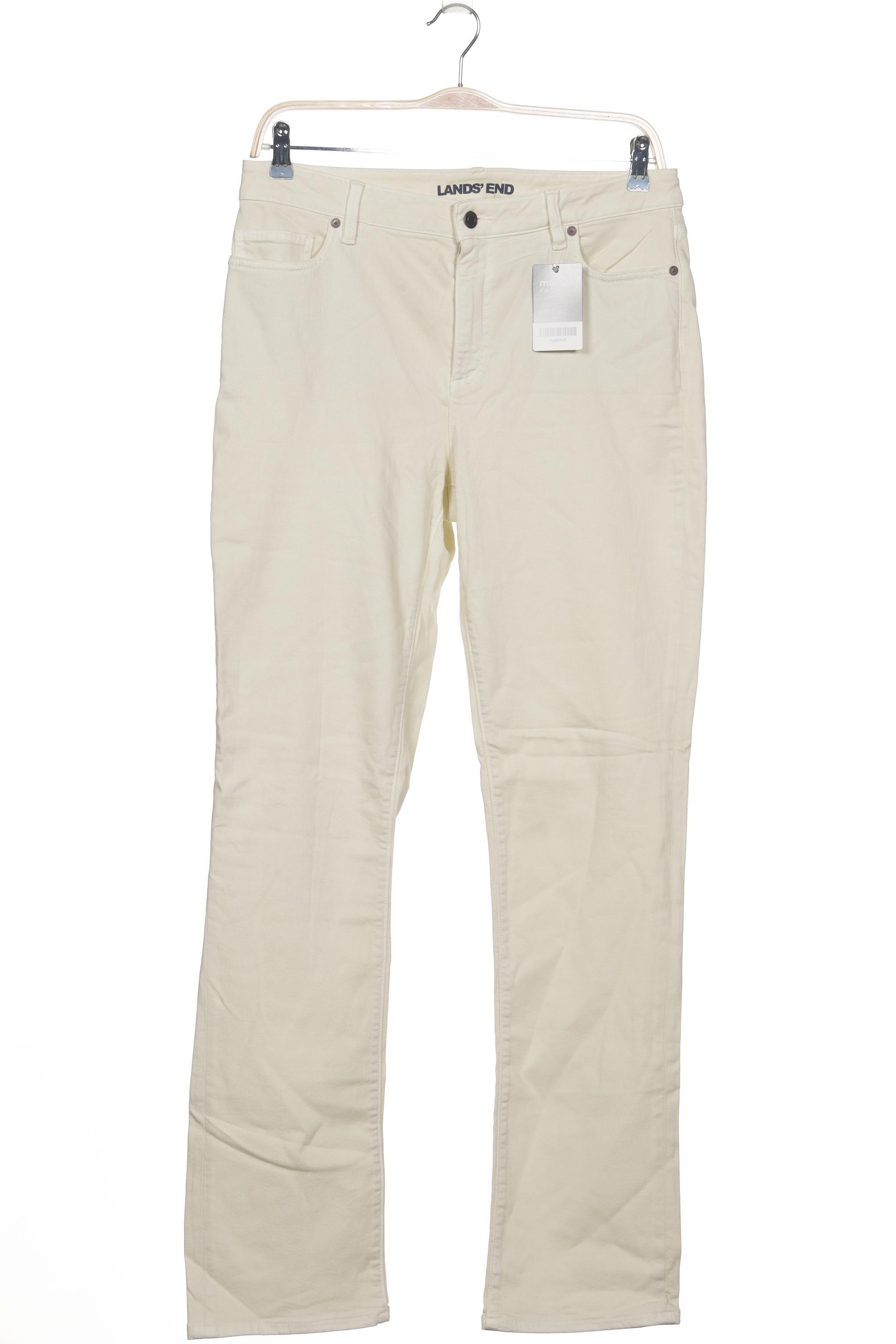 

Lands End Damen Jeans, cremeweiß, Gr. 44