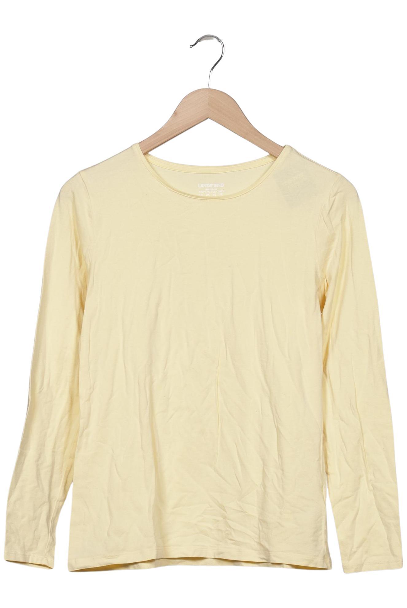 

Lands End Damen Langarmshirt, gelb, Gr. 38