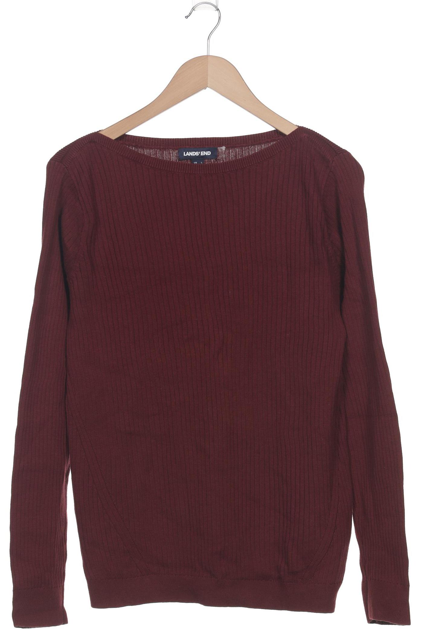 

Lands End Damen Pullover, bordeaux, Gr. 42