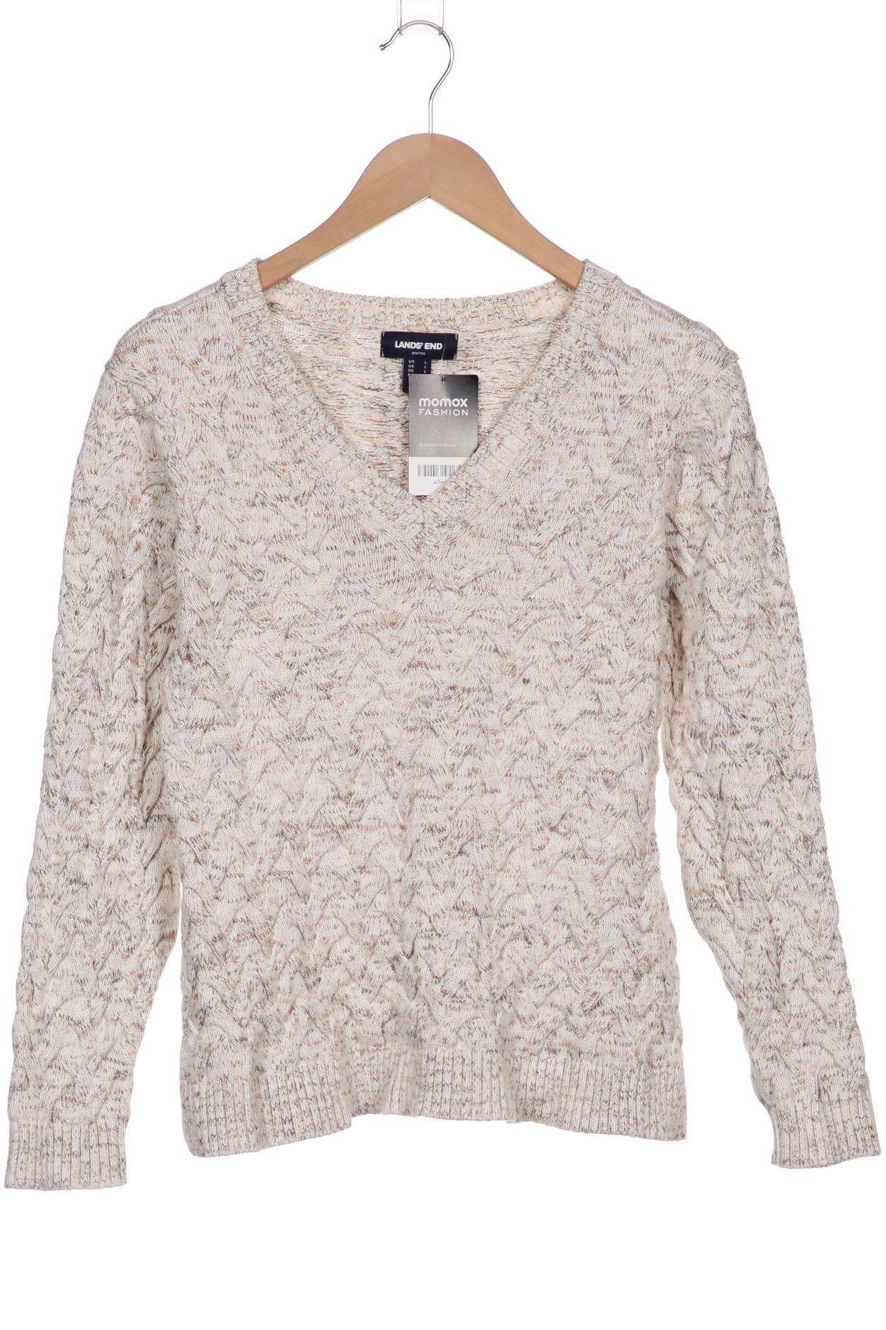 

Lands End Damen Pullover, beige, Gr. 42