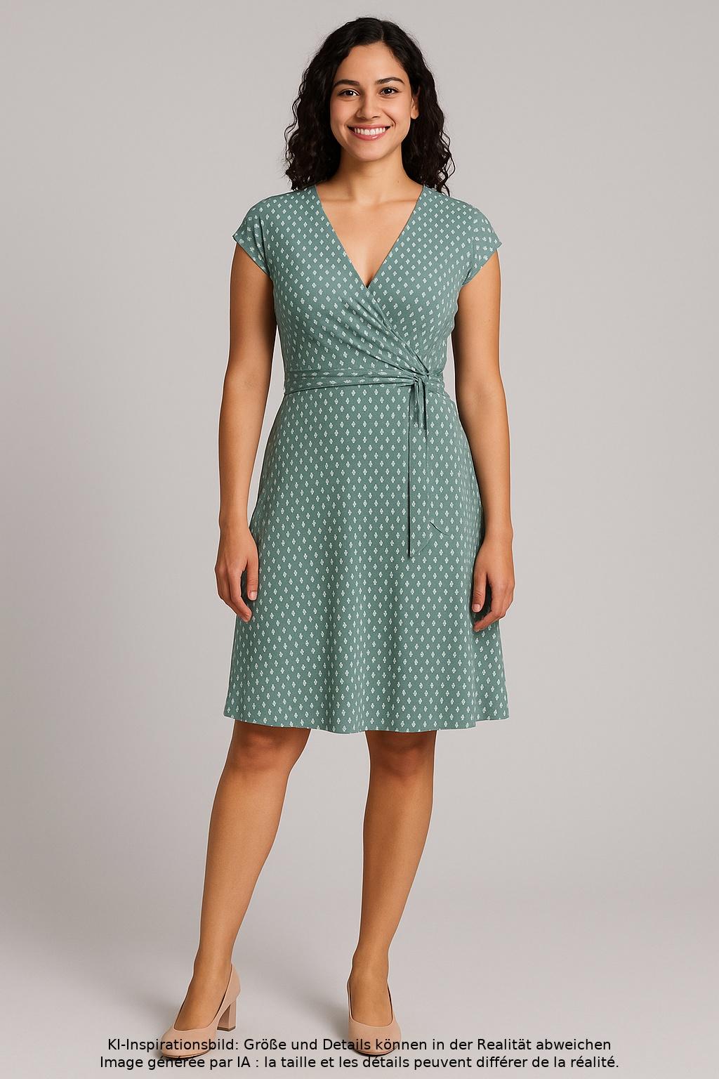 

Lands End Damen Kleid, hellgrün, Gr. 36