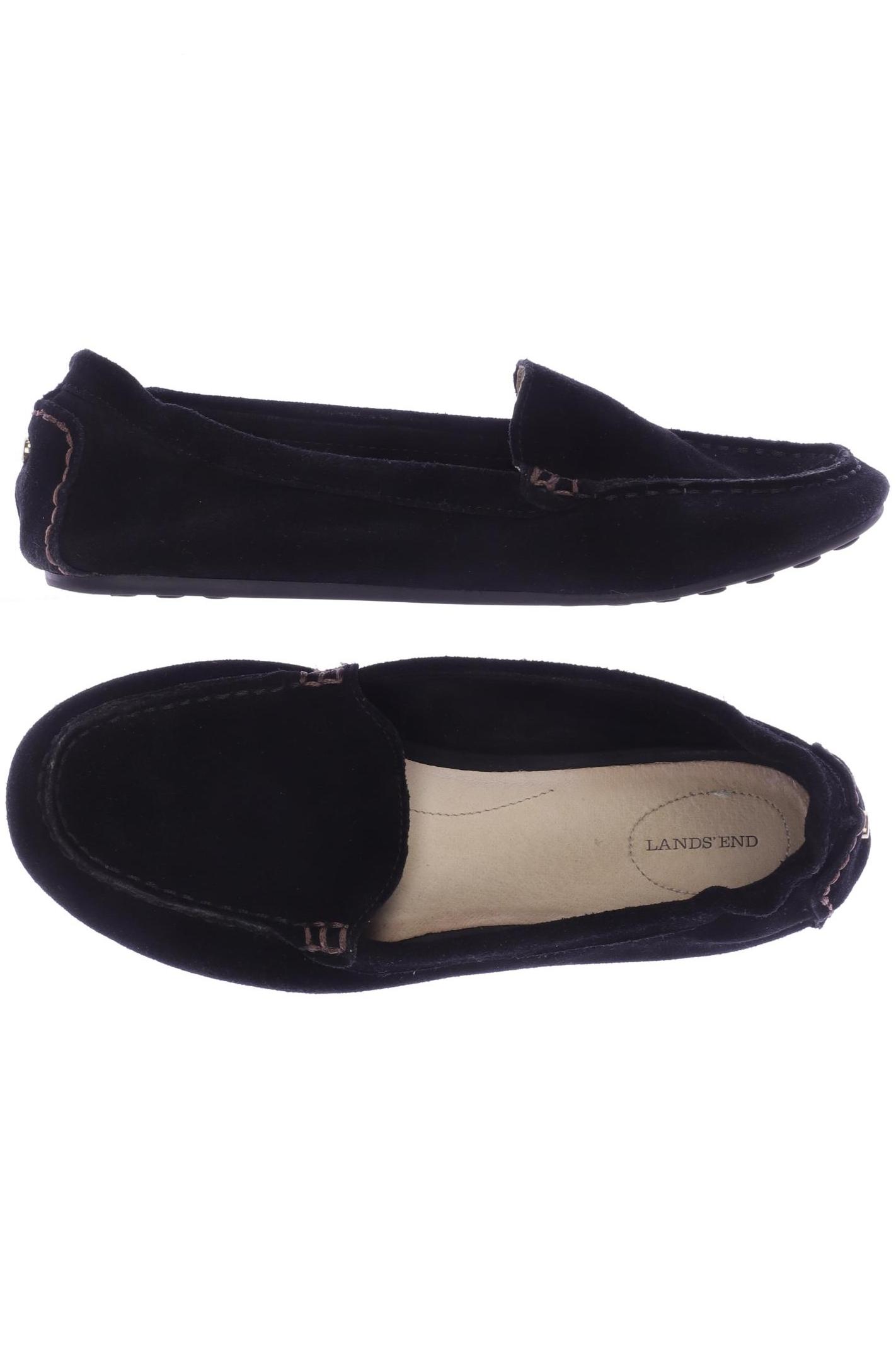 

Lands End Damen Ballerinas, schwarz, Gr. 38