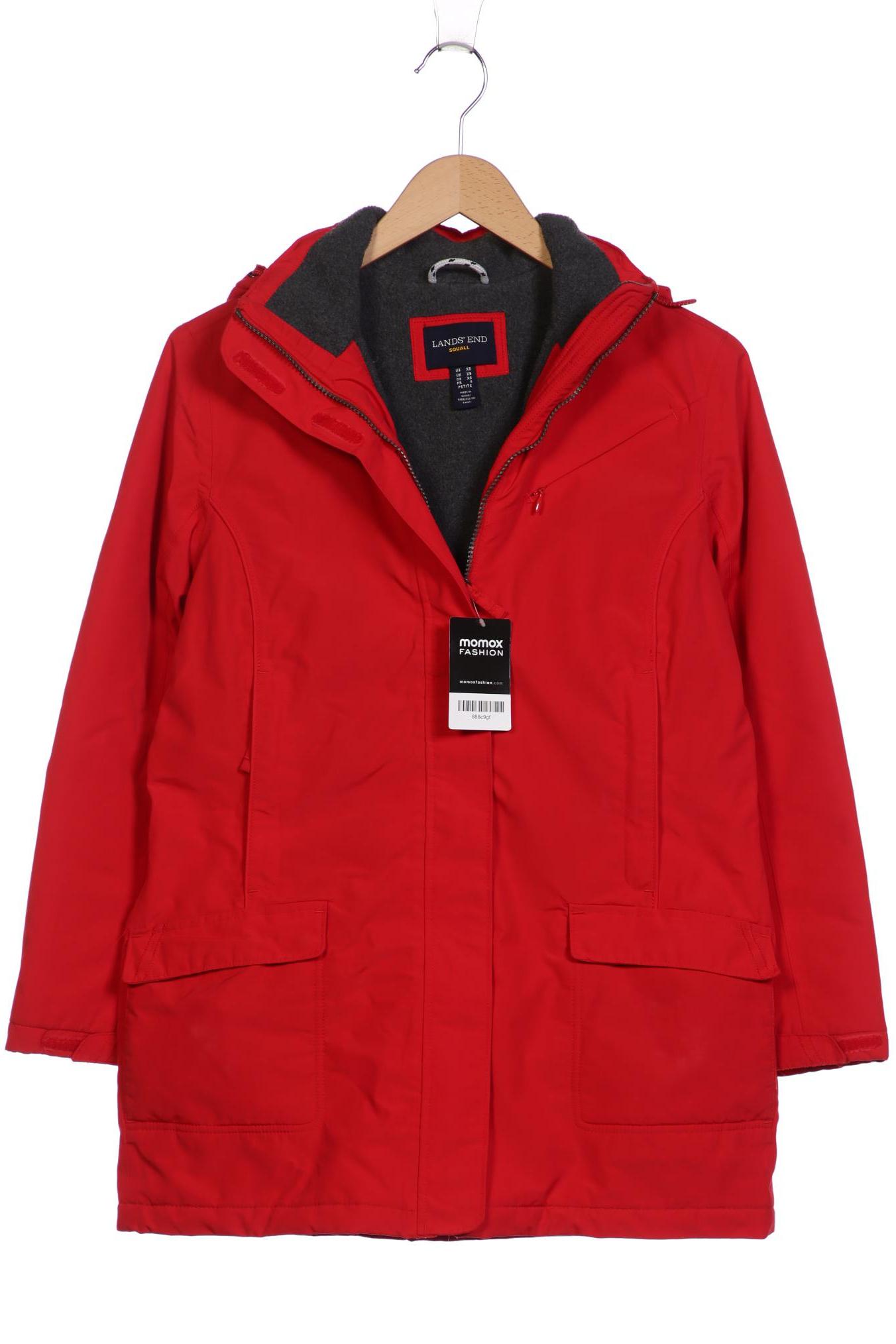 

Lands End Damen Jacke, rot, Gr. 34