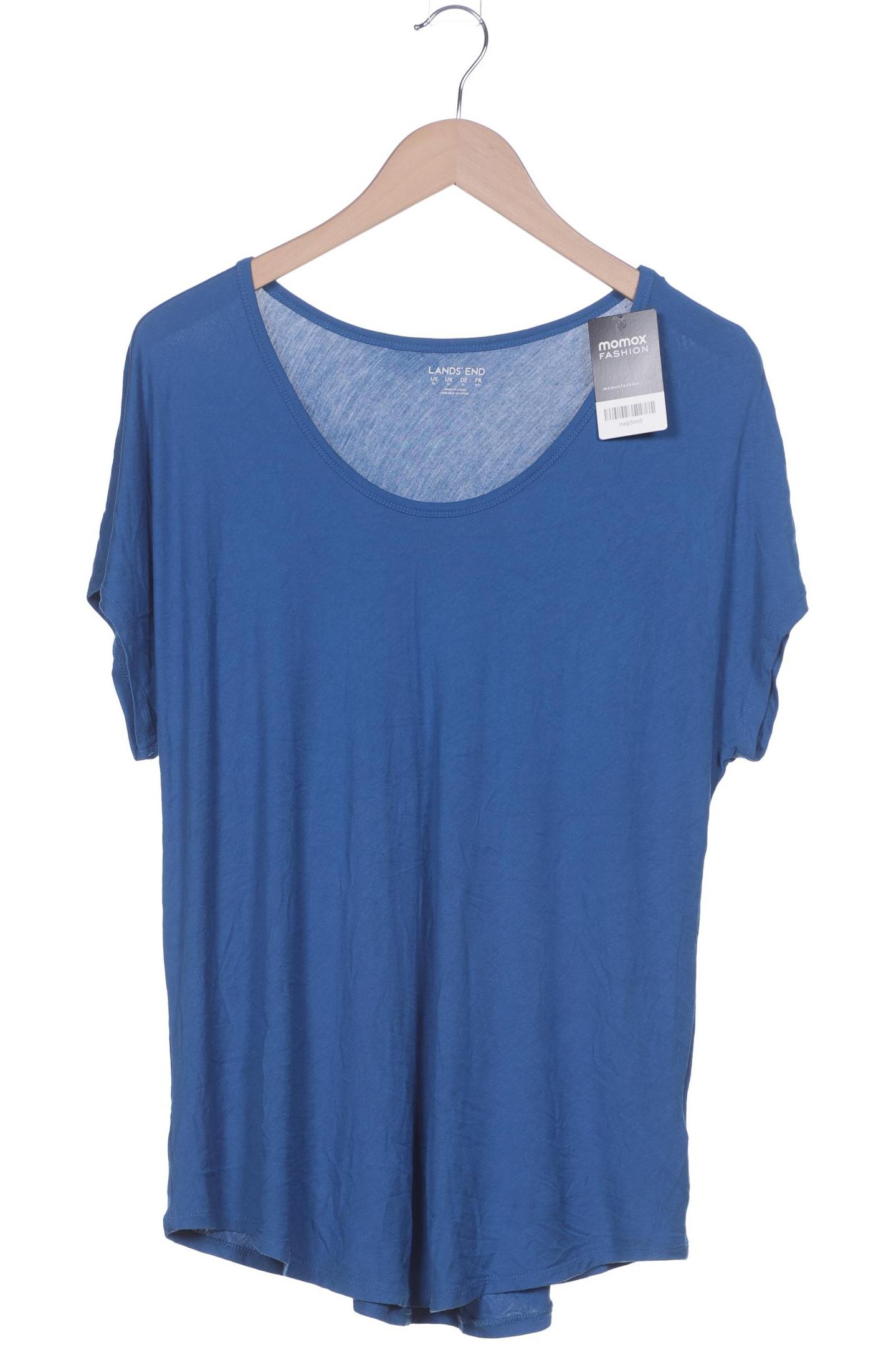 

Lands End Damen T-Shirt, blau