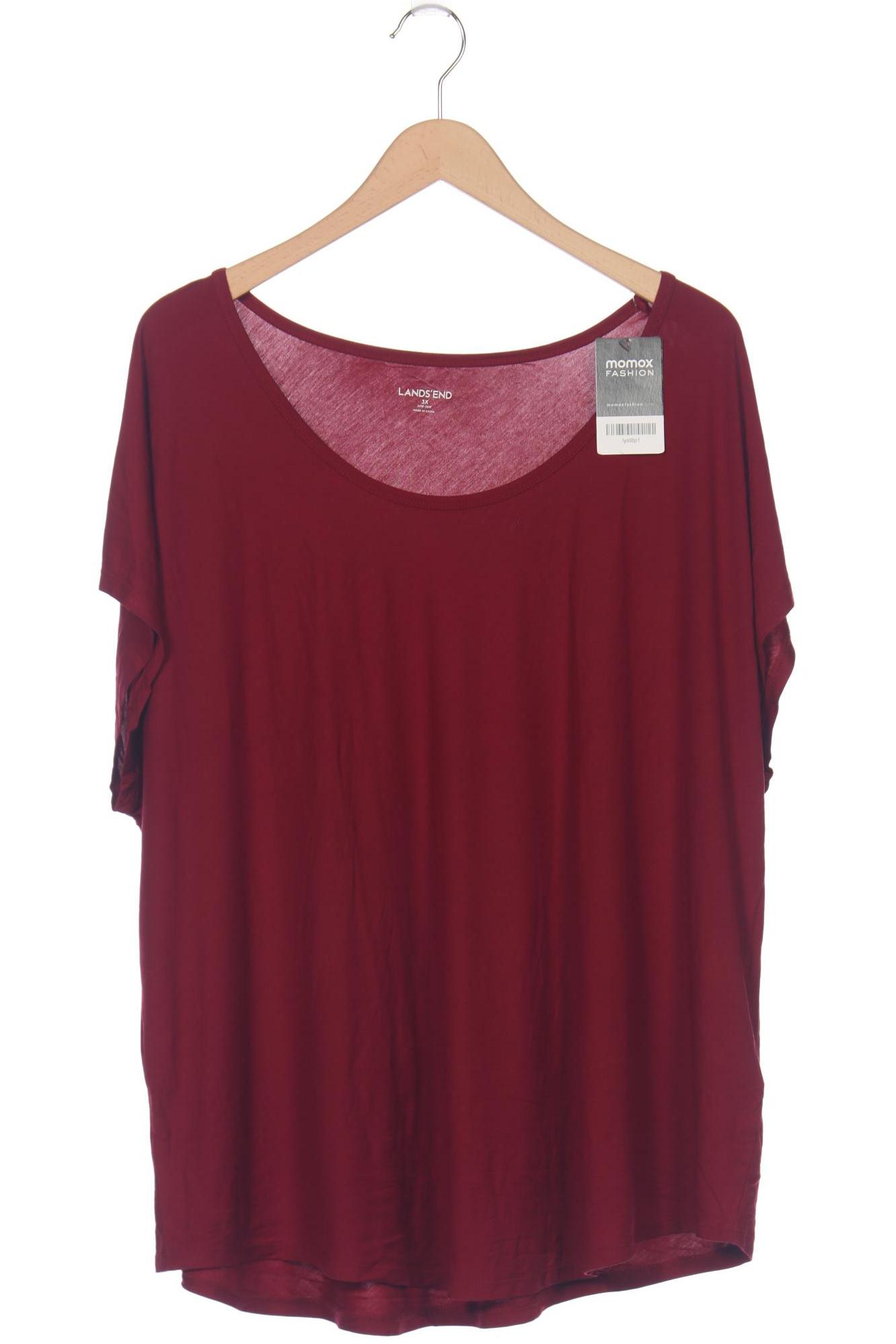 

Lands End Damen T-Shirt, bordeaux, Gr. 48