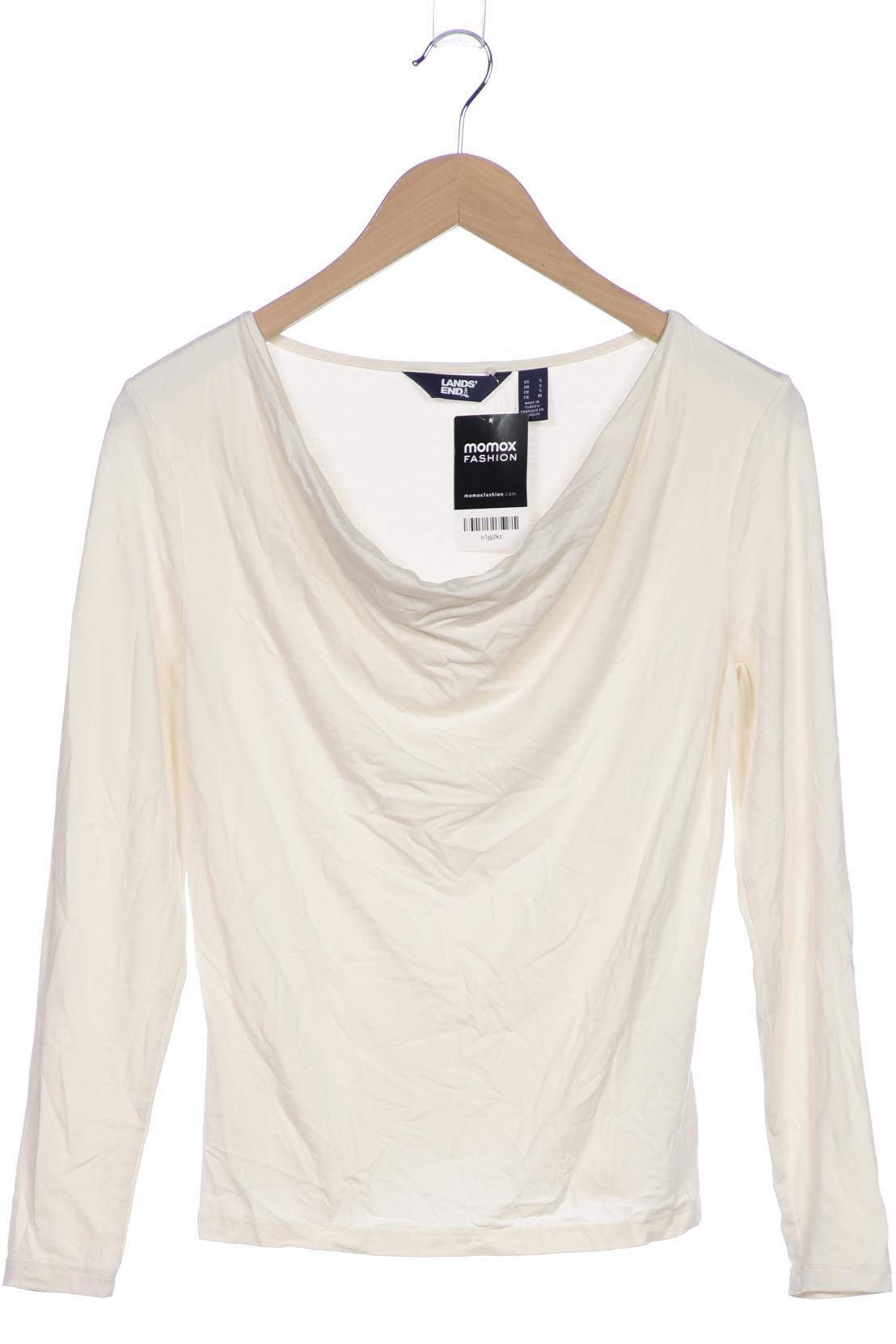 

Lands End Damen Langarmshirt, cremeweiß, Gr. 36