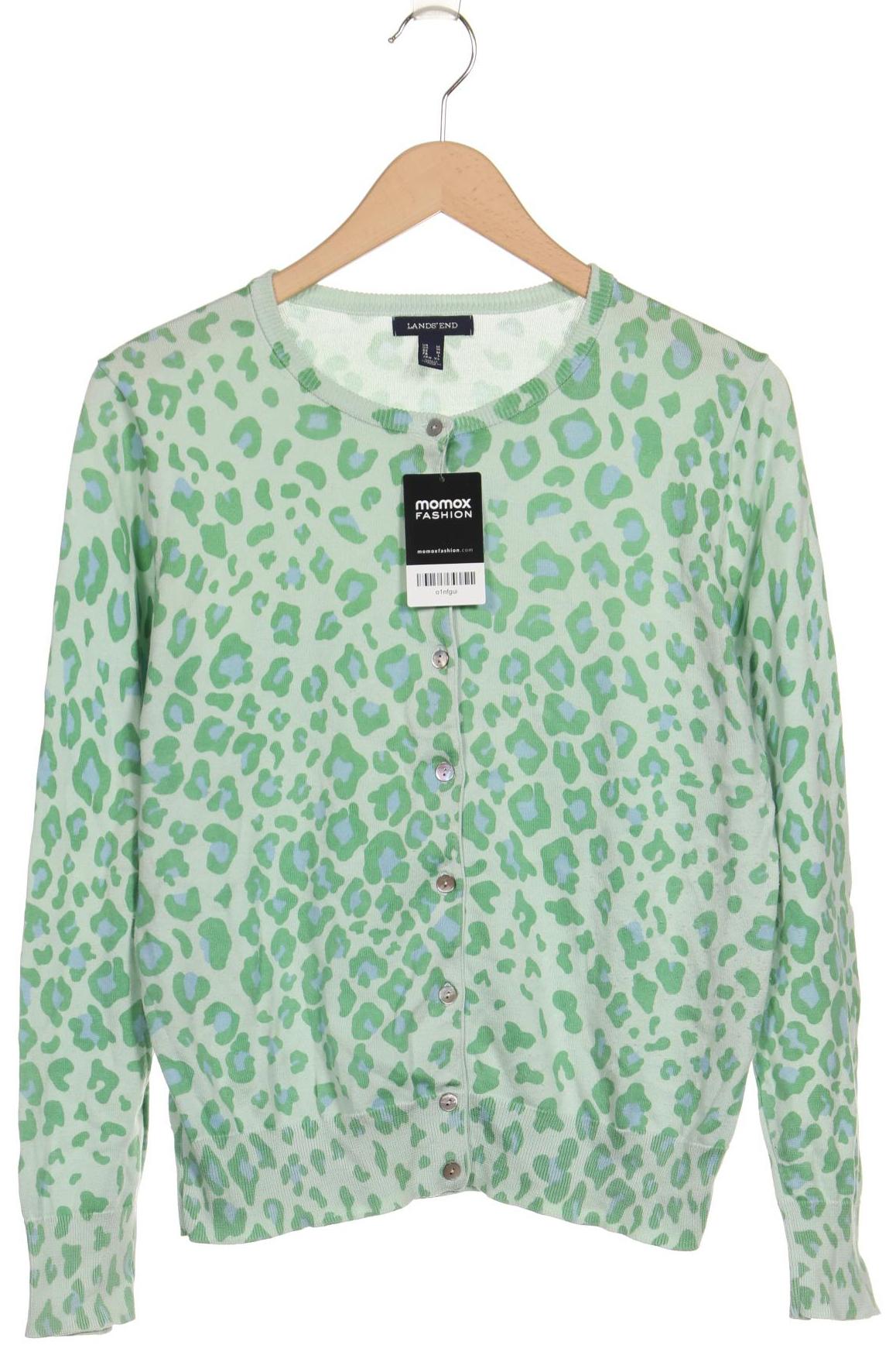 

Lands End Damen Strickjacke, hellgrün, Gr. 38
