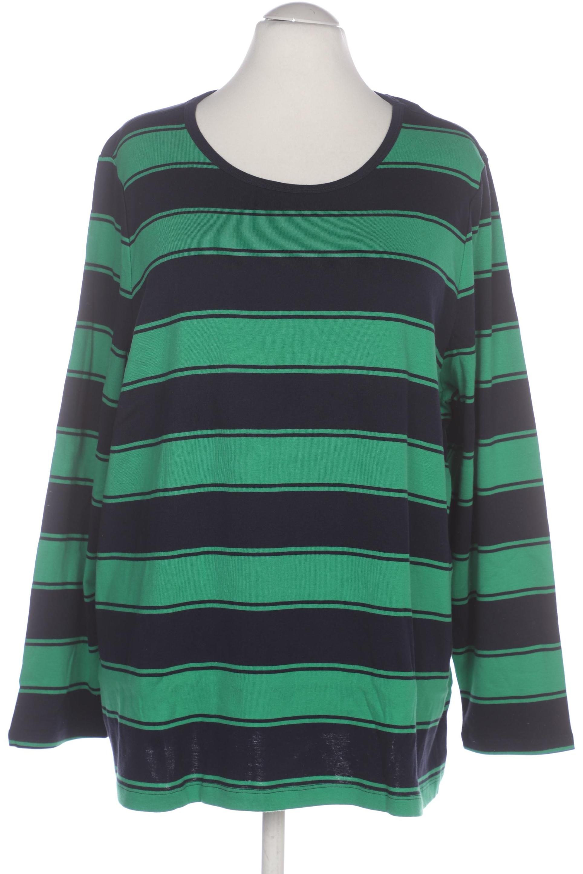 

Lands End Damen Langarmshirt, grün, Gr. 24