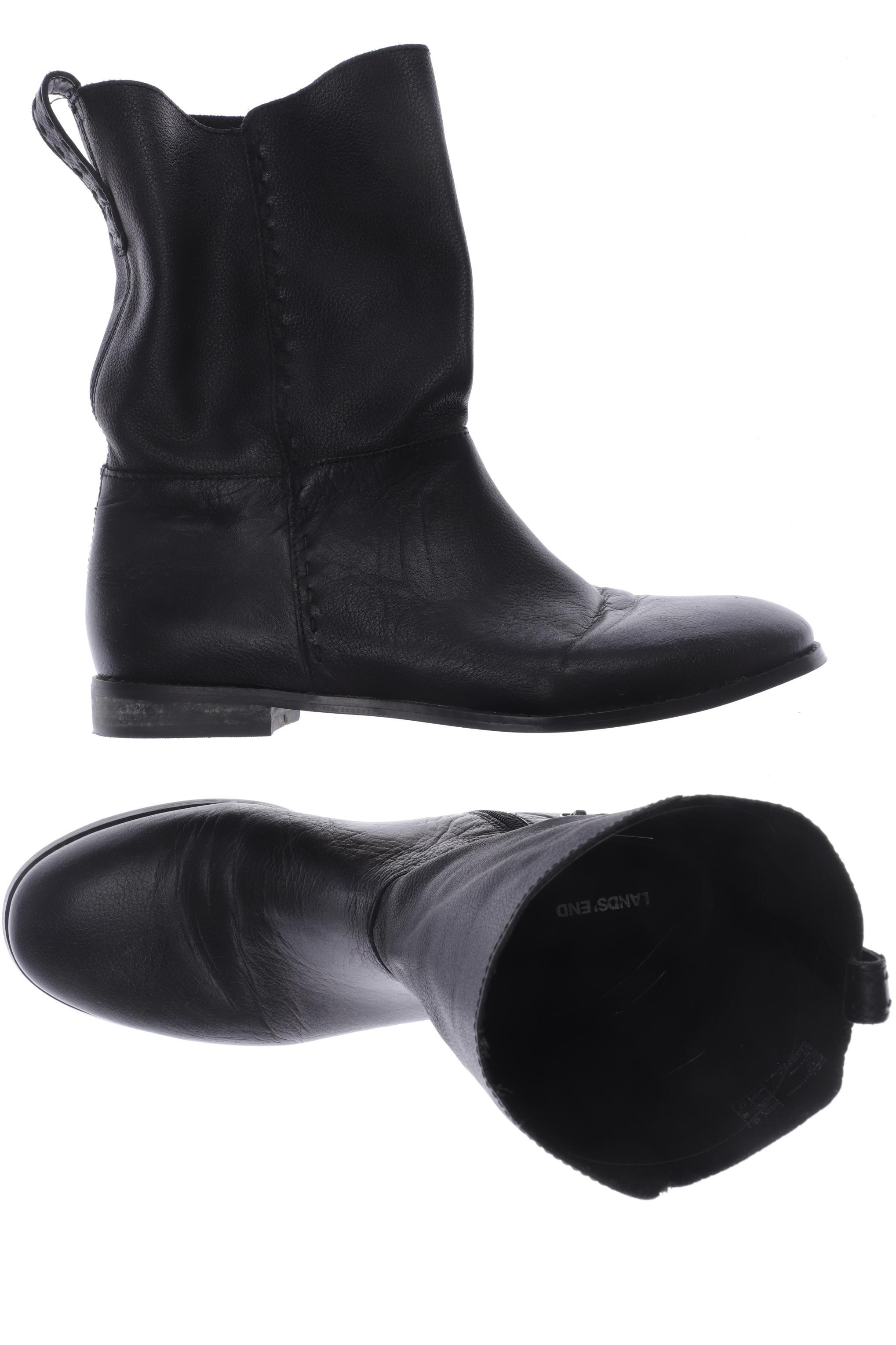 

Lands End Damen Stiefelette, schwarz, Gr. 41