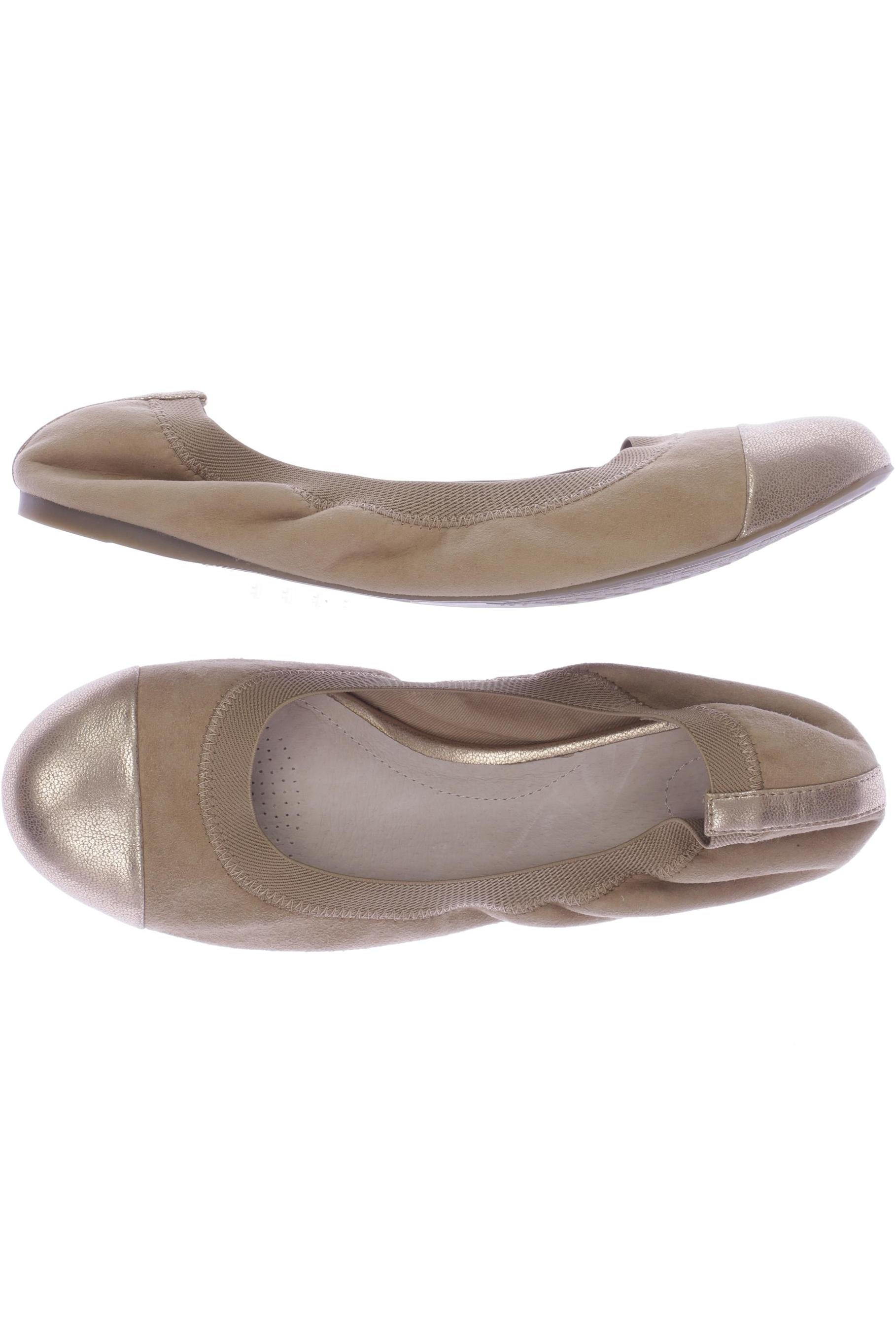 

Lands End Damen Ballerinas, beige