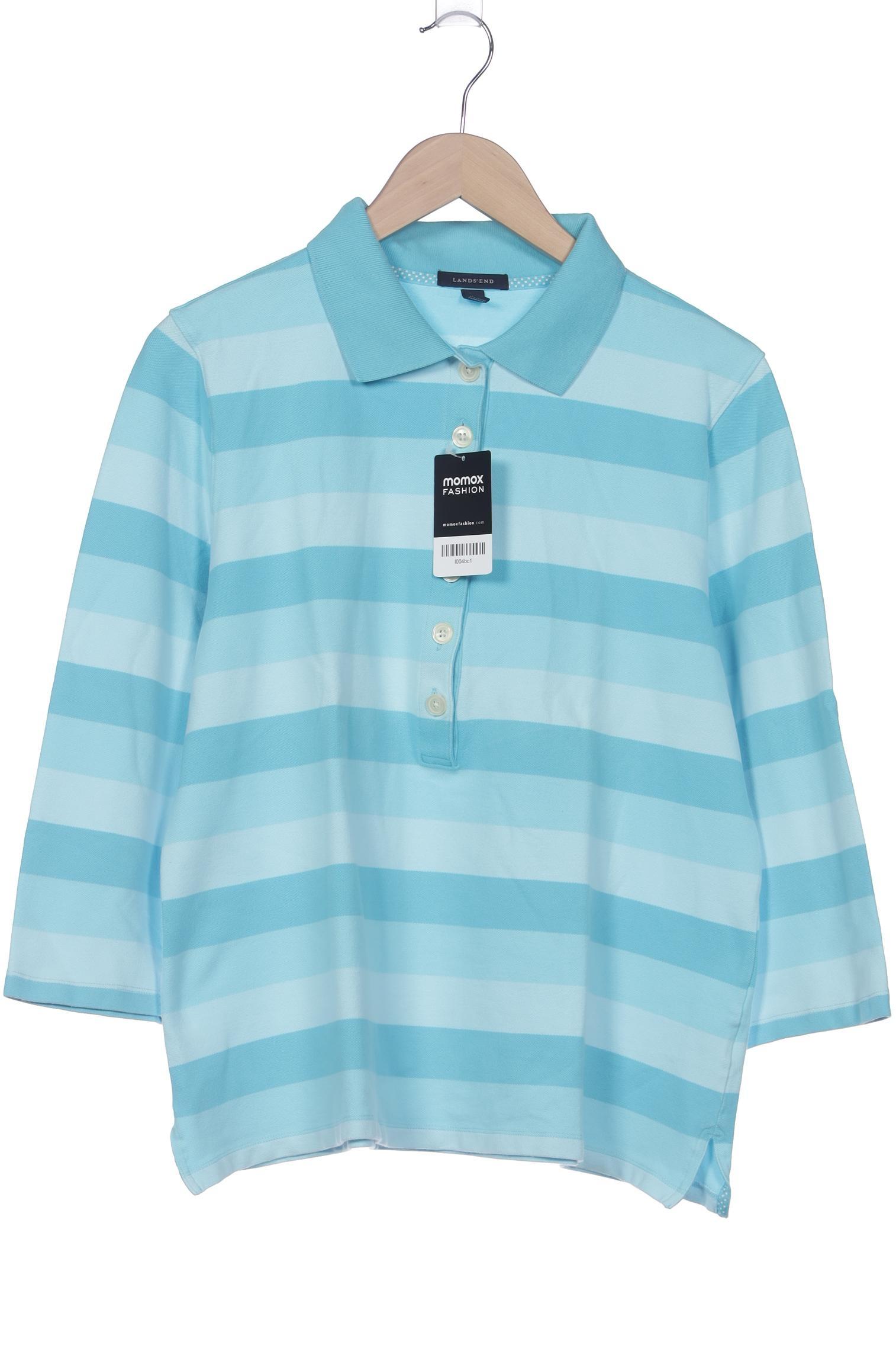 

Lands End Damen Poloshirt, blau, Gr. 44