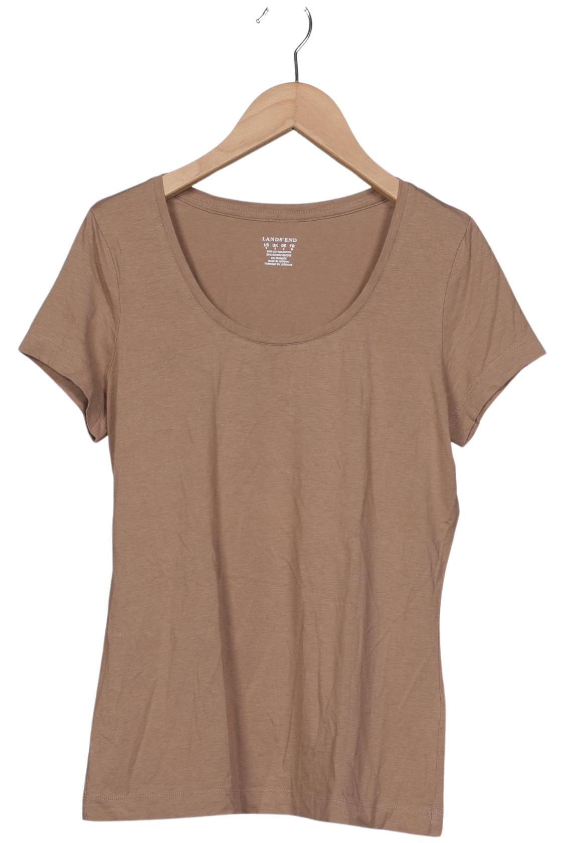 

Lands End Damen T-Shirt, beige, Gr. 36
