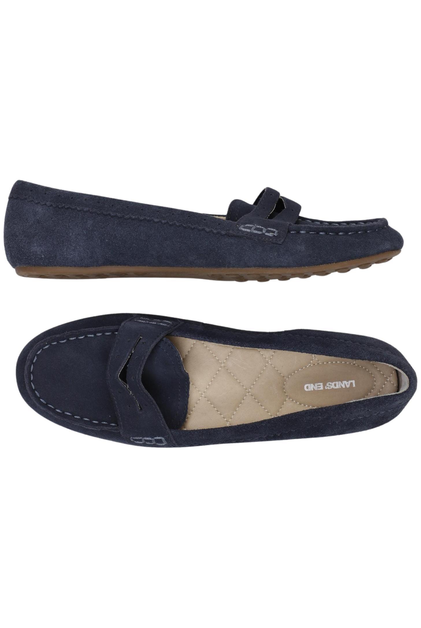 

Lands End Damen Halbschuh, marineblau, Gr. 38.5