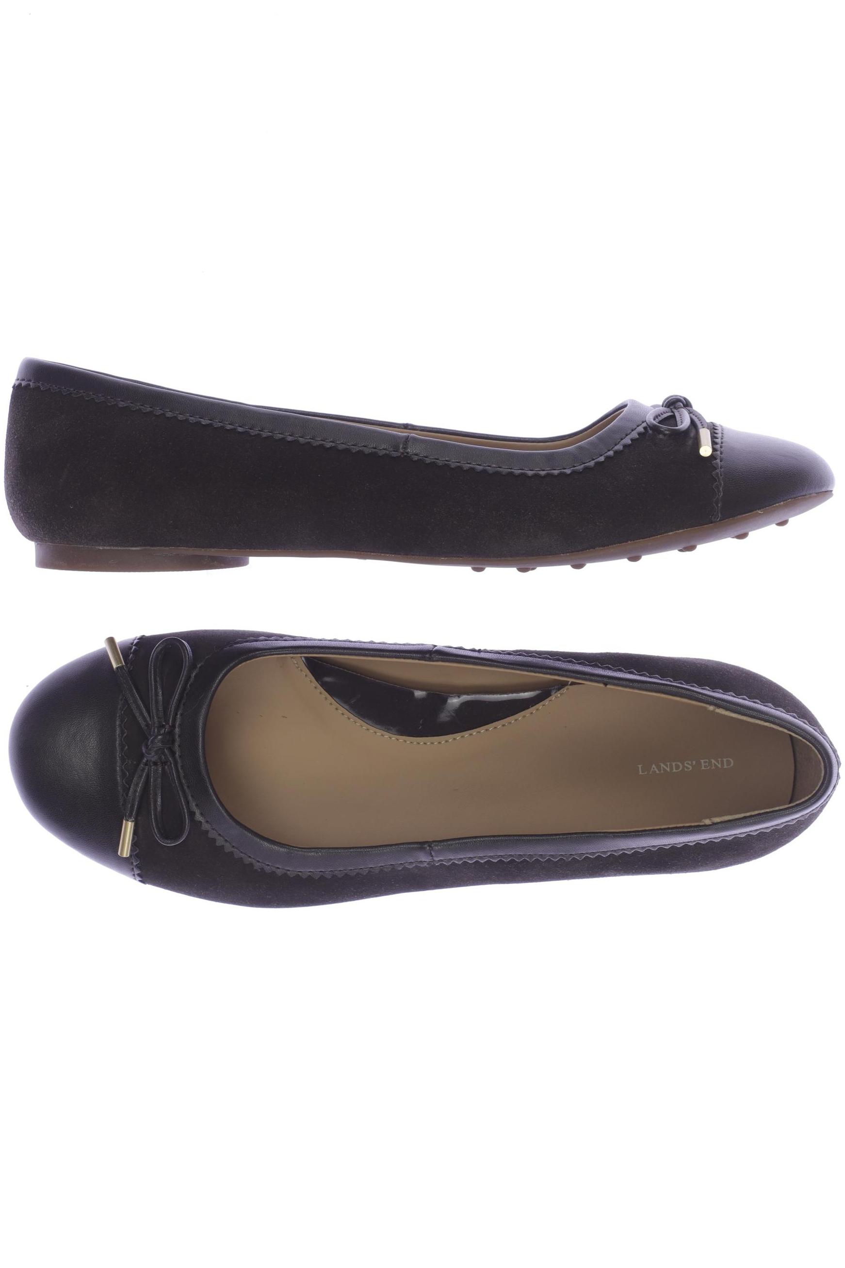 

Lands End Damen Ballerinas, braun, Gr. 39