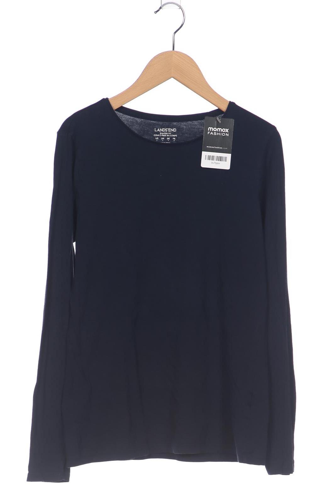 

Lands End Damen Langarmshirt, marineblau, Gr. 36