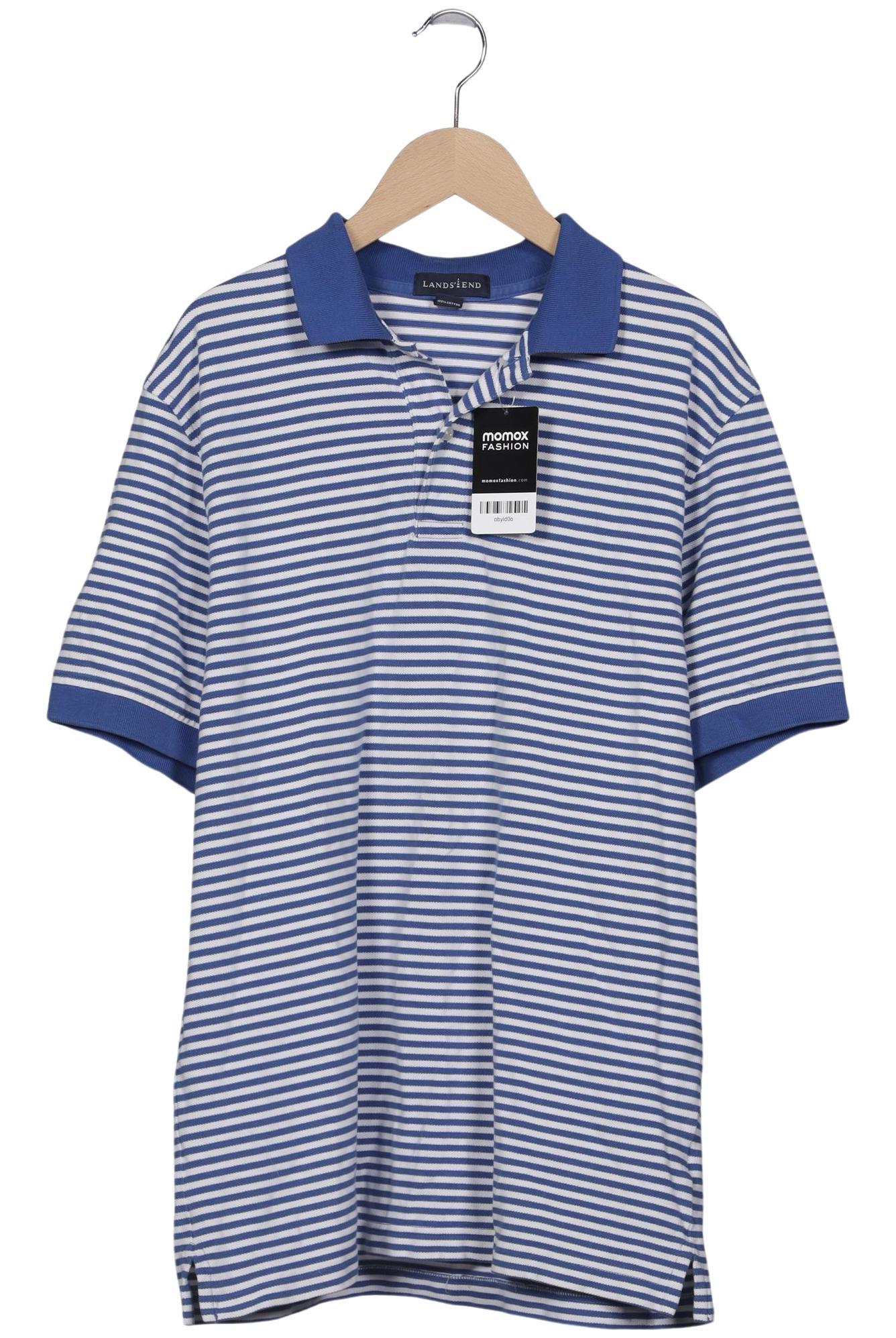 

Lands End Damen Poloshirt, blau, Gr. 38
