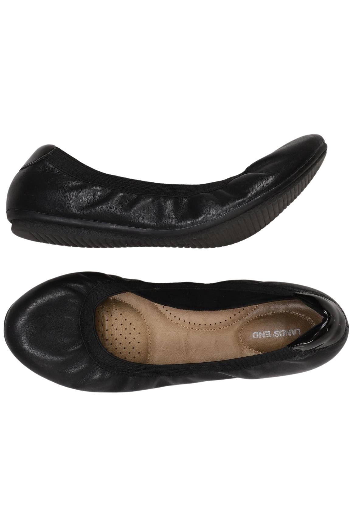 

Lands End Damen Ballerinas, schwarz, Gr. 41.5