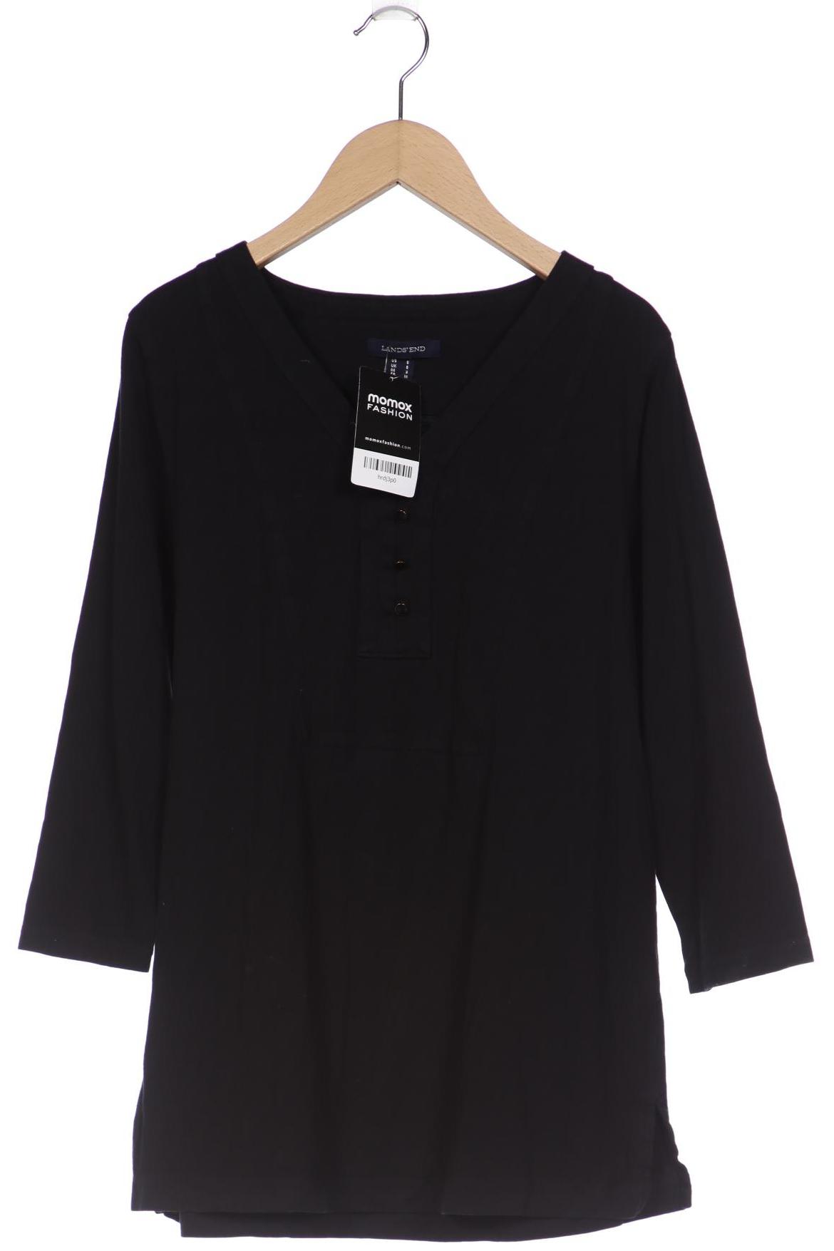 

Lands End Damen Langarmshirt, schwarz, Gr. 36
