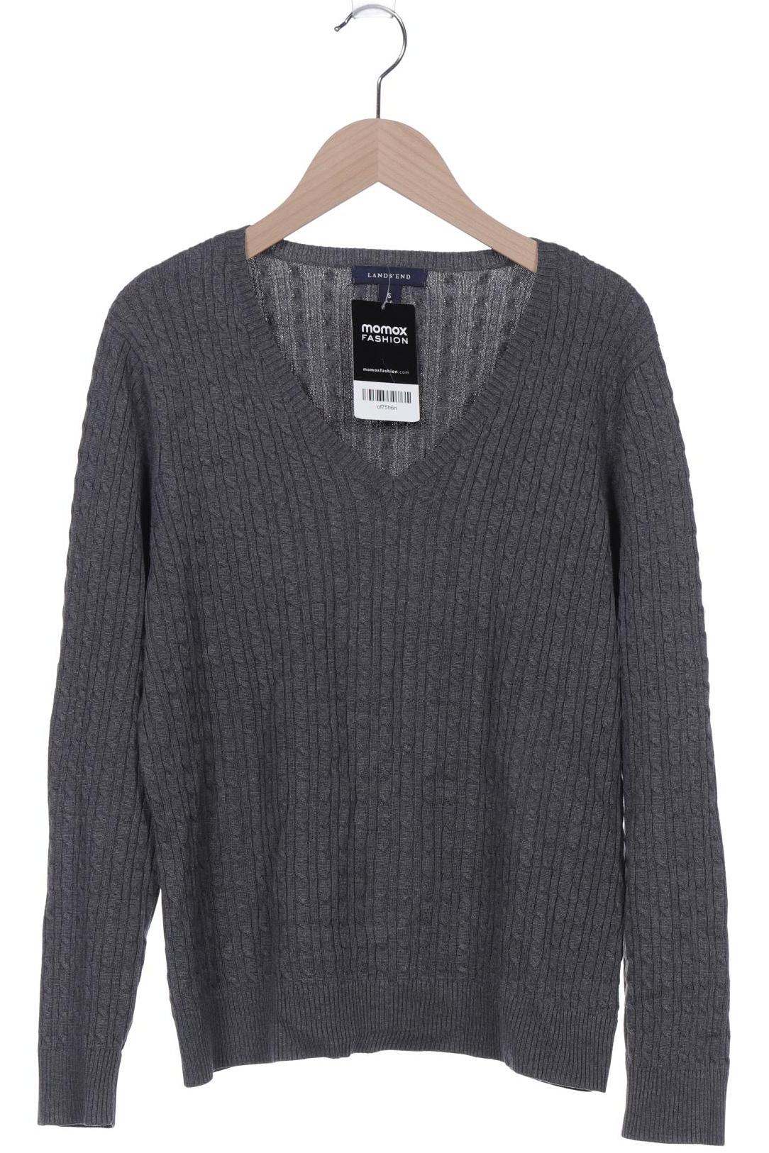 

Lands End Damen Pullover, grau, Gr. 36