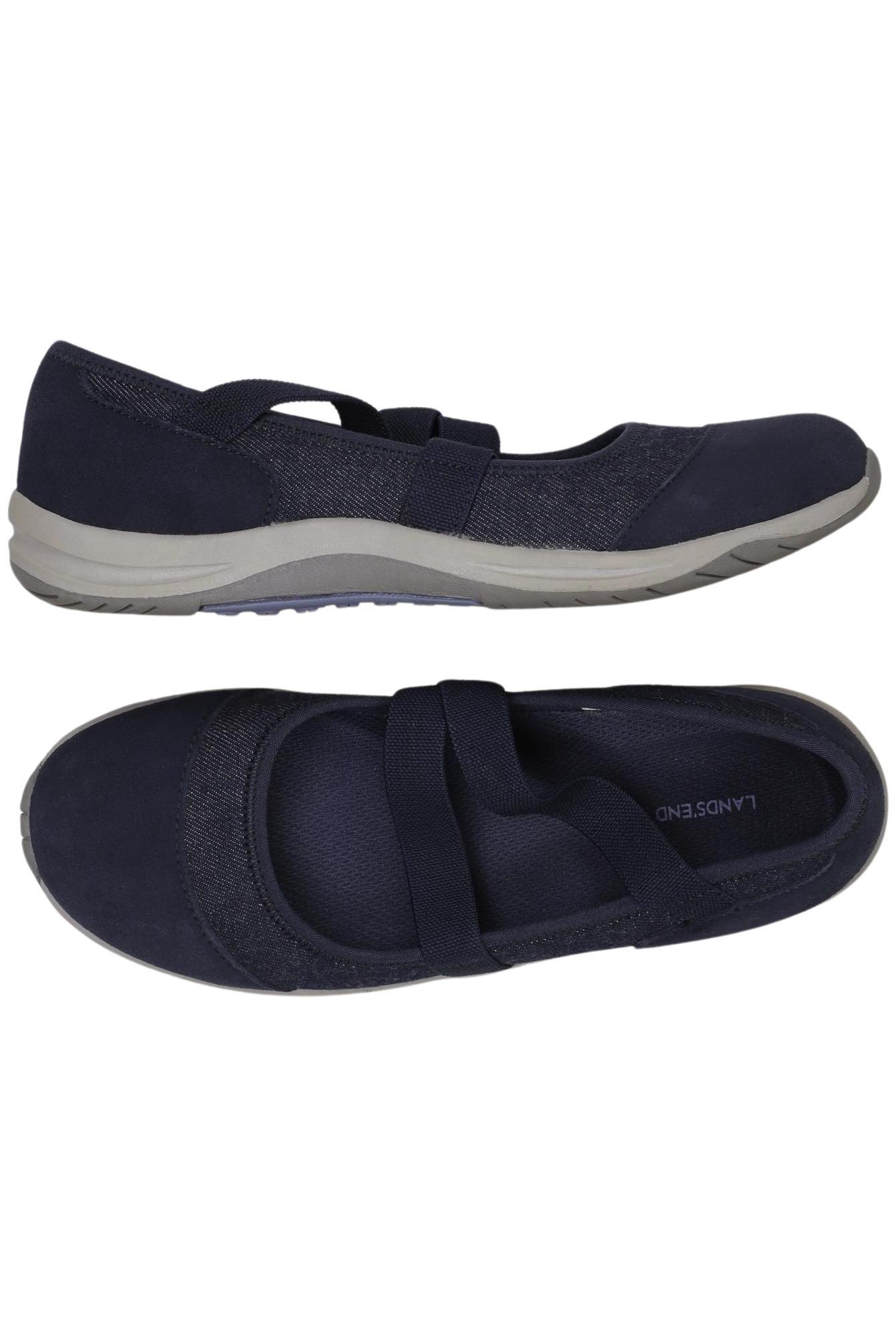

Lands End Damen Ballerinas, marineblau, Gr. 36