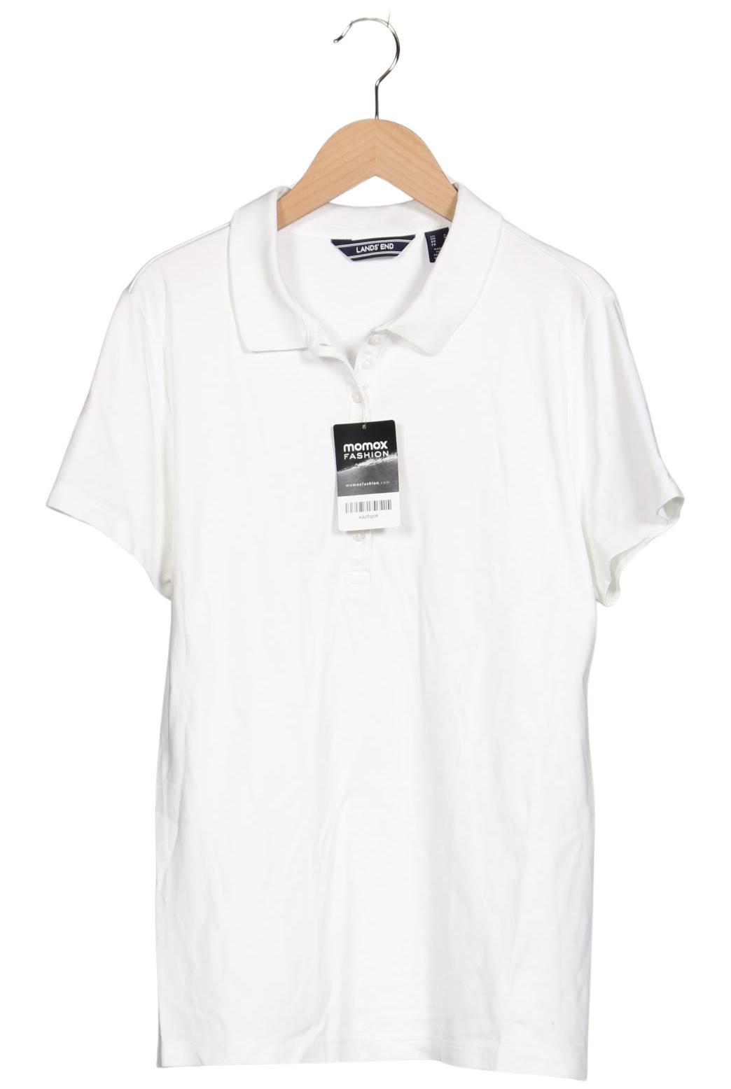 

Lands End Damen Poloshirt, weiß, Gr. 38