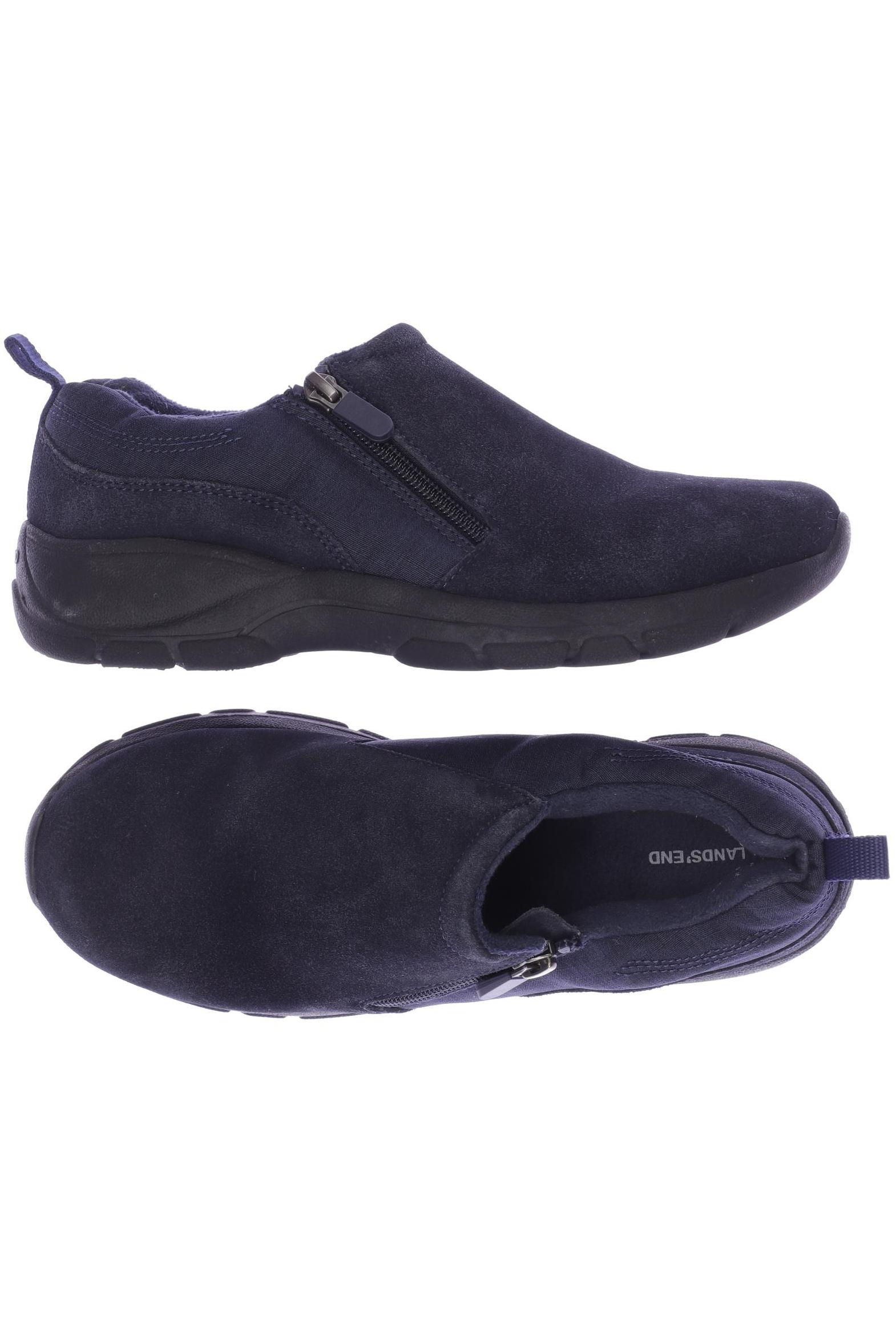 

Lands End Damen Halbschuh, marineblau, Gr. 37.5