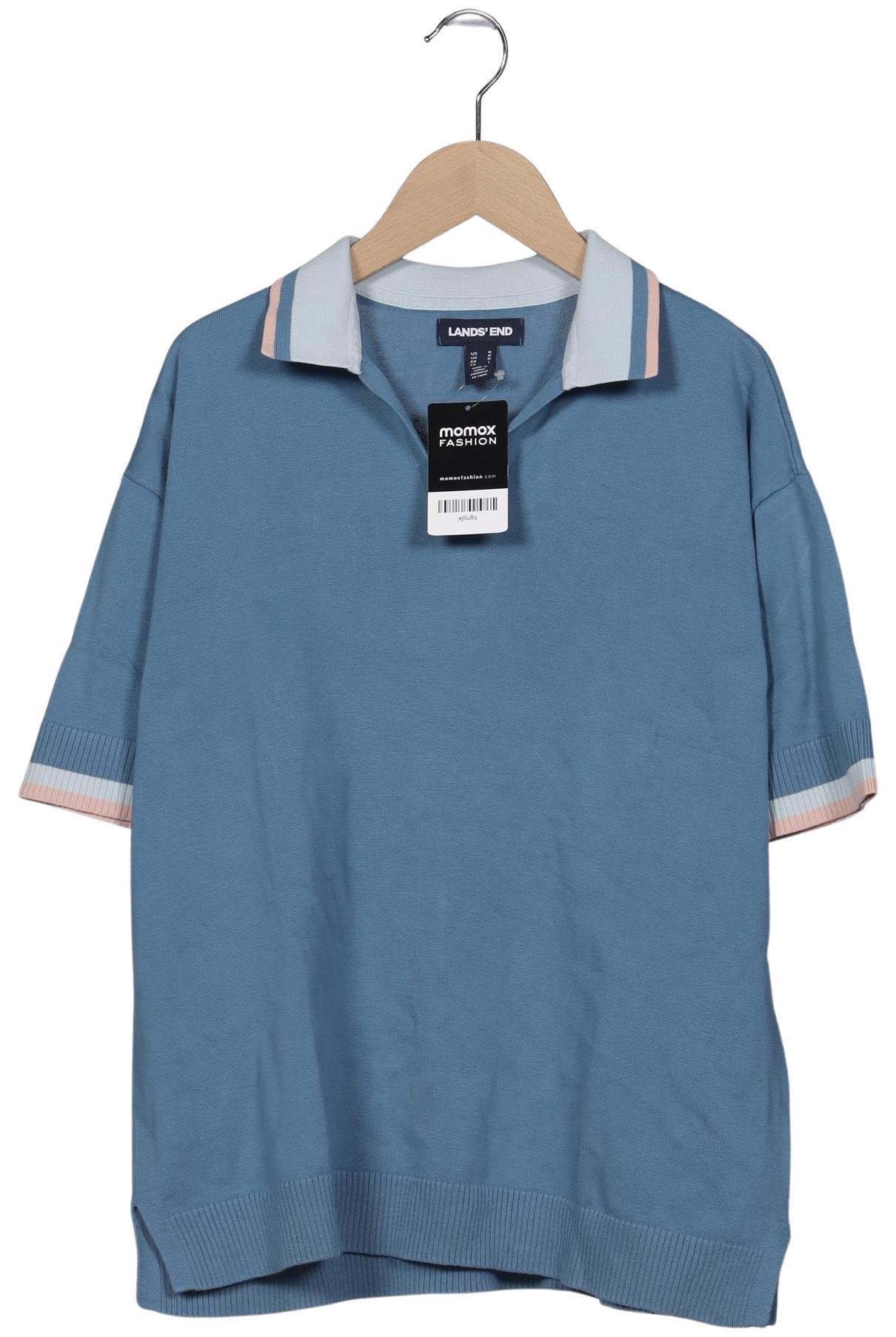 

Lands End Damen Poloshirt, blau, Gr. 38