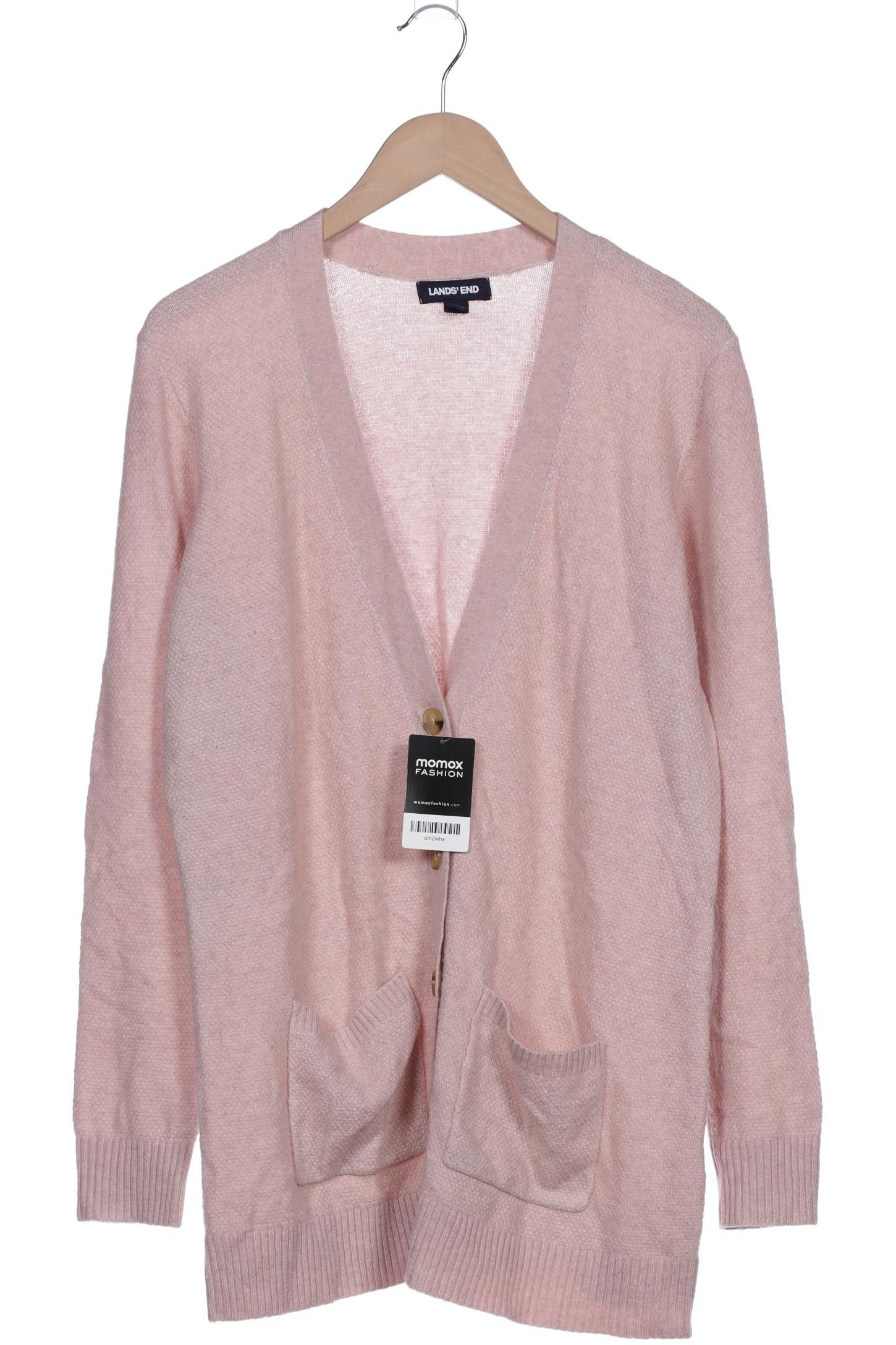 

Lands End Damen Strickjacke, pink, Gr. 42
