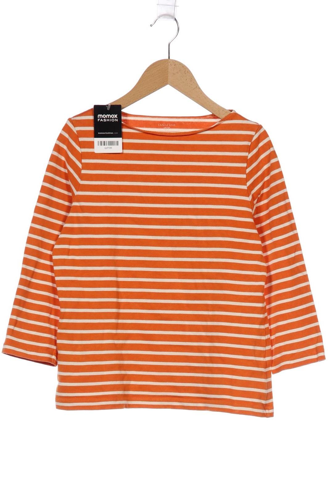 

Lands End Damen Langarmshirt, orange, Gr. 34