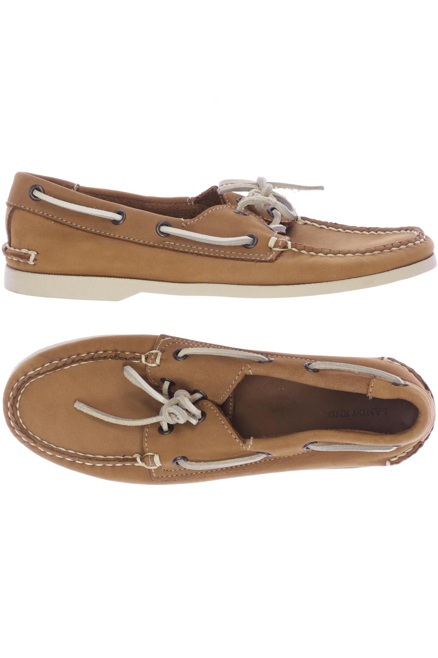 

Lands End Damen Halbschuh, braun, Gr. 8.5