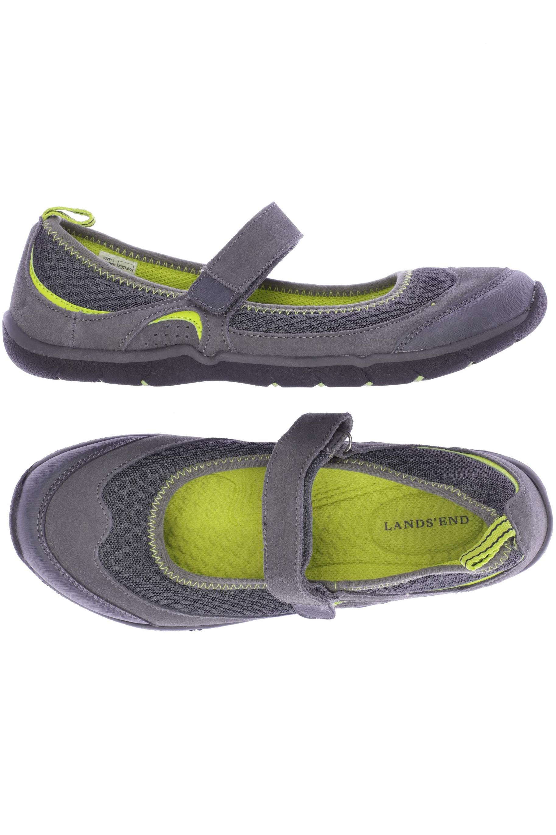

Lands End Damen Ballerinas, grau, Gr. 39