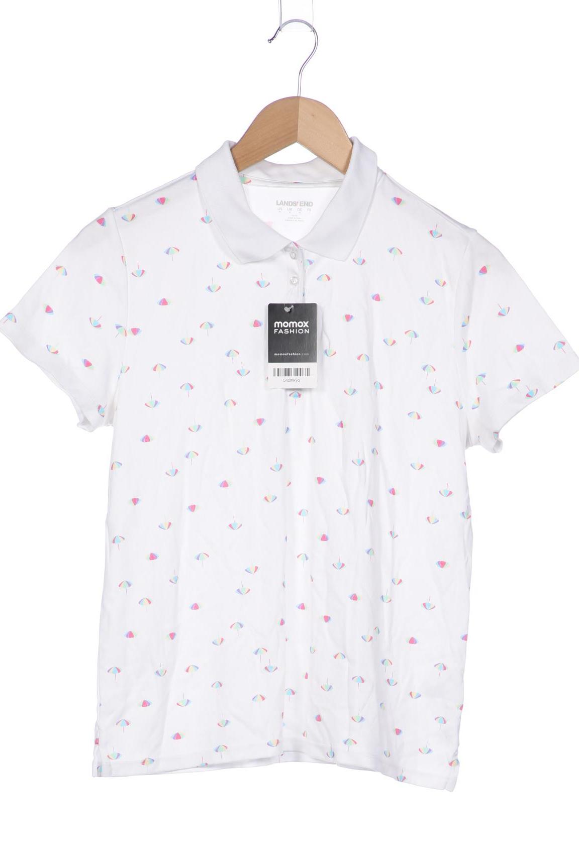 

Lands End Damen Poloshirt, weiß, Gr. 38