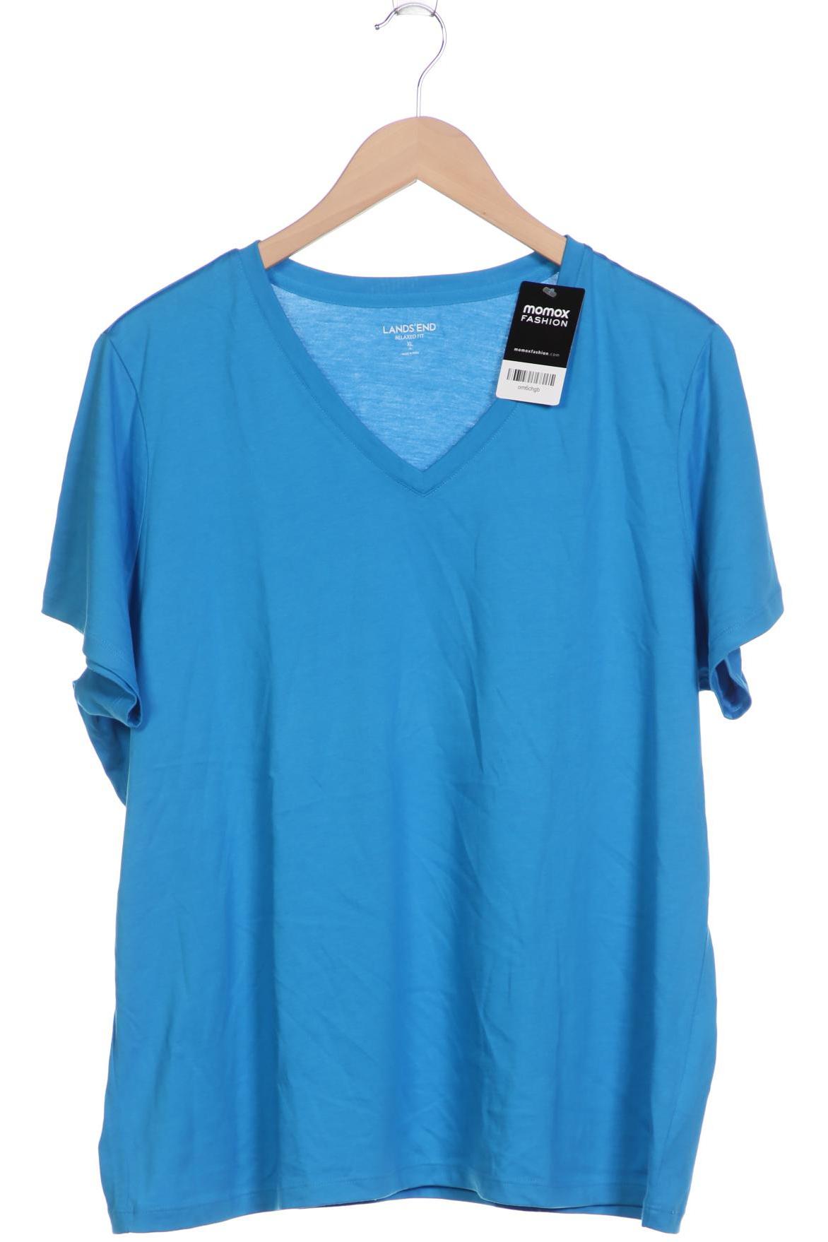 

Lands End Damen T-Shirt, blau