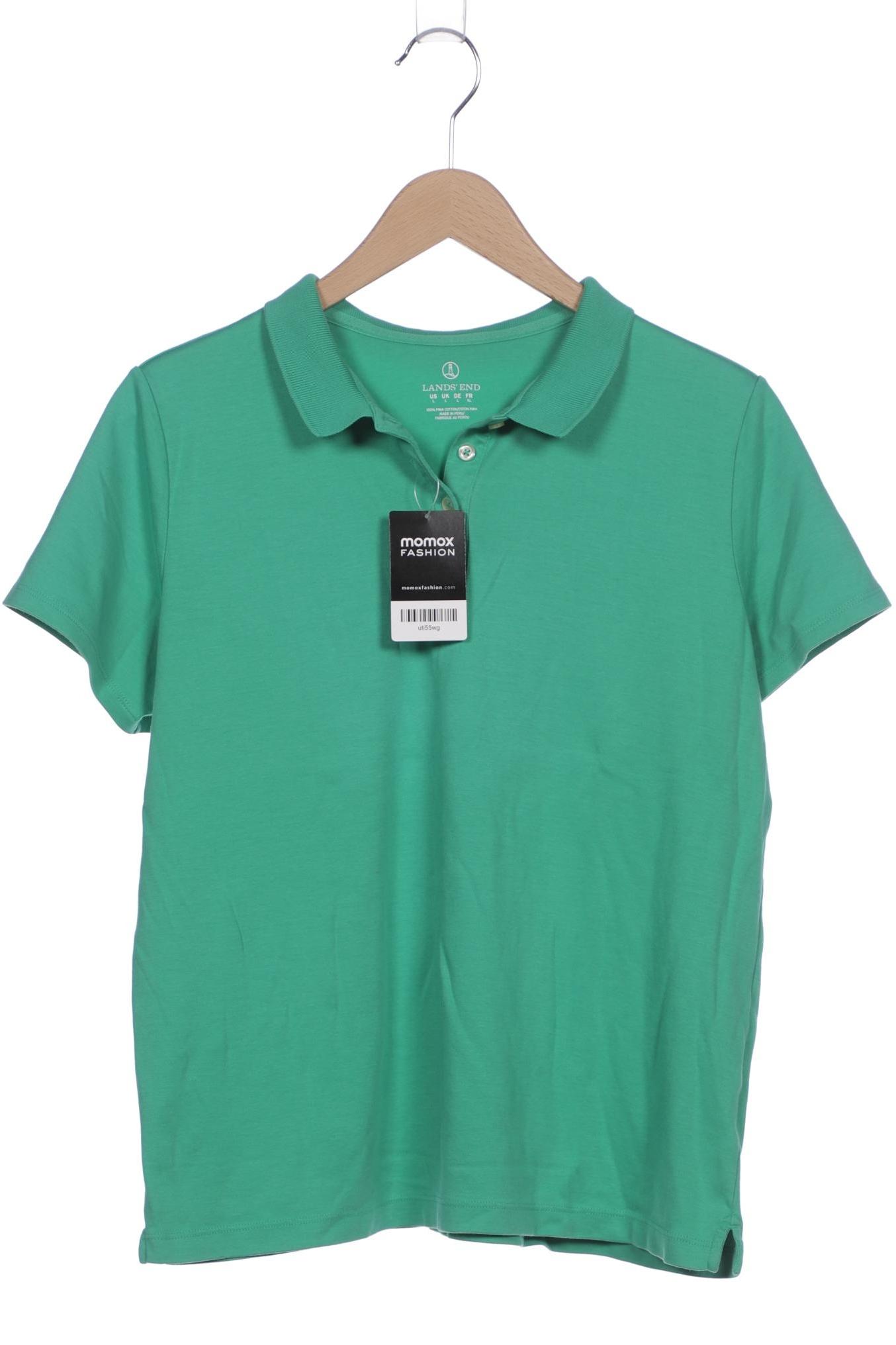 

Lands End Damen Poloshirt, hellgrün, Gr. 42