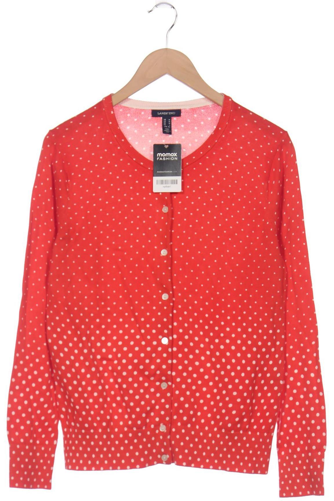 

Lands End Damen Strickjacke, rot, Gr. 38