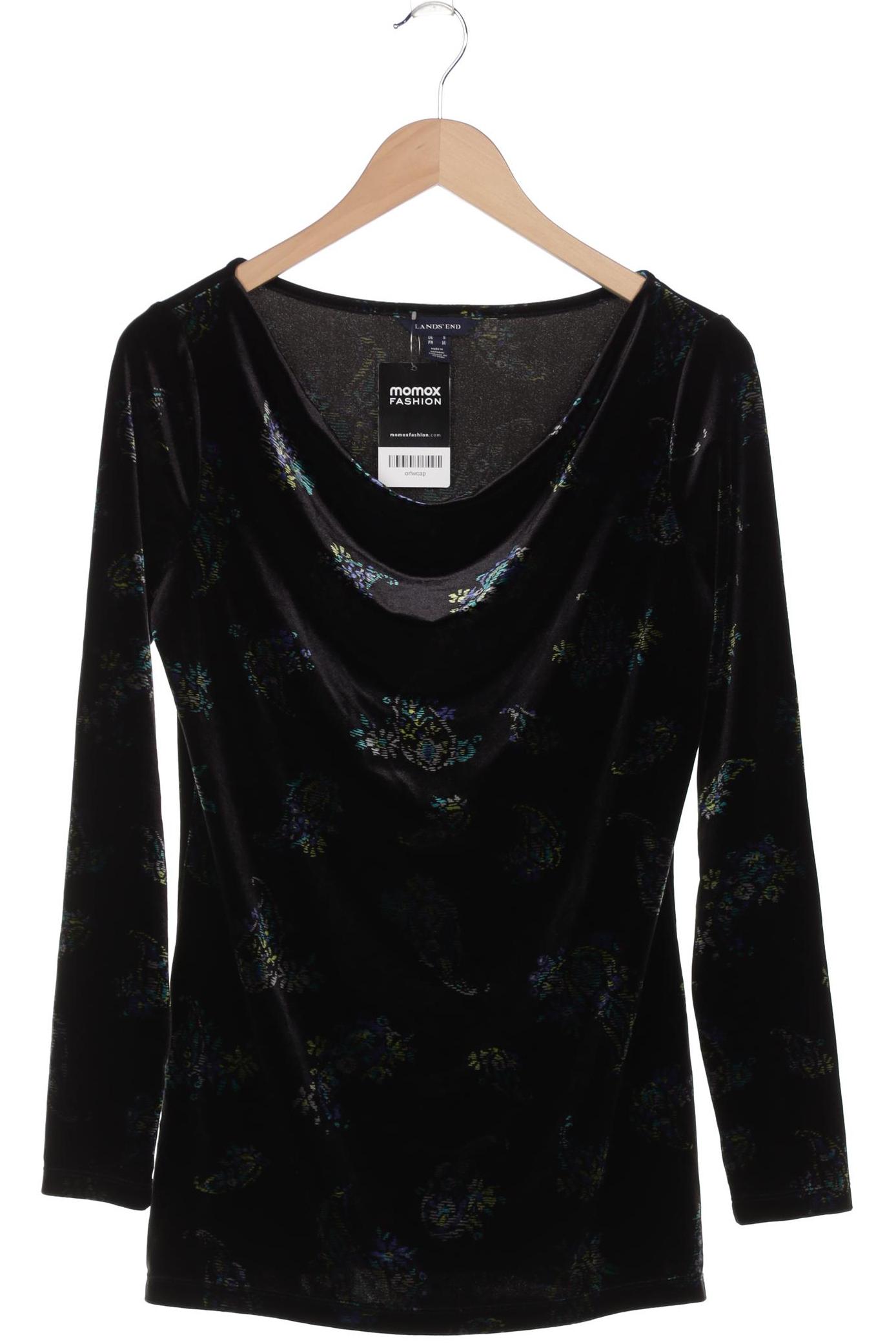 

Lands End Damen Langarmshirt, schwarz, Gr. 36