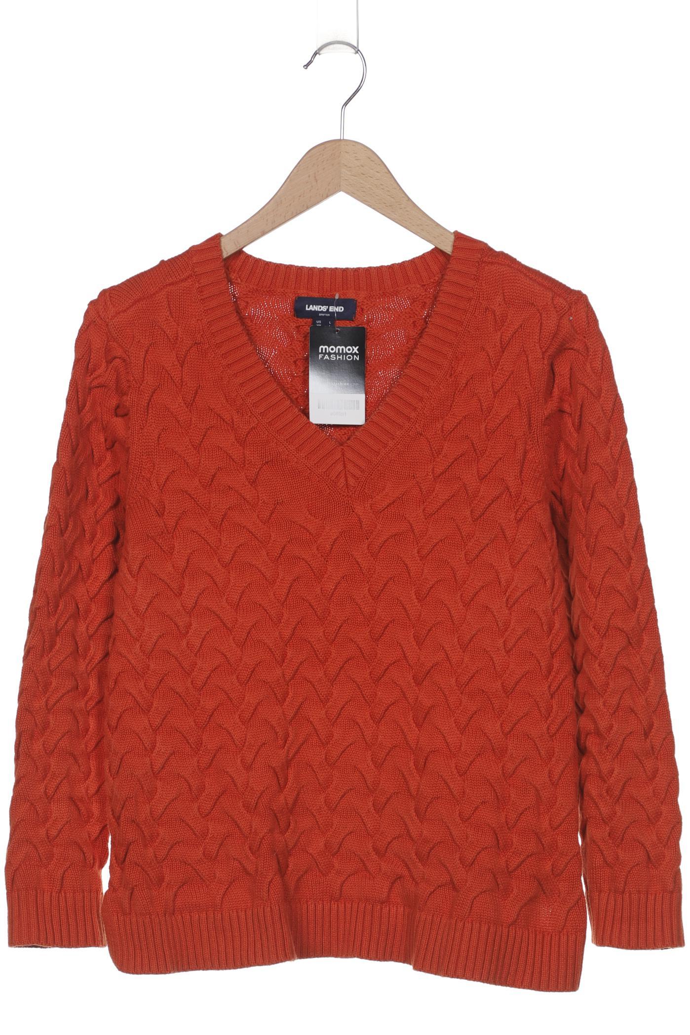 

Lands End Damen Pullover, orange, Gr. 42