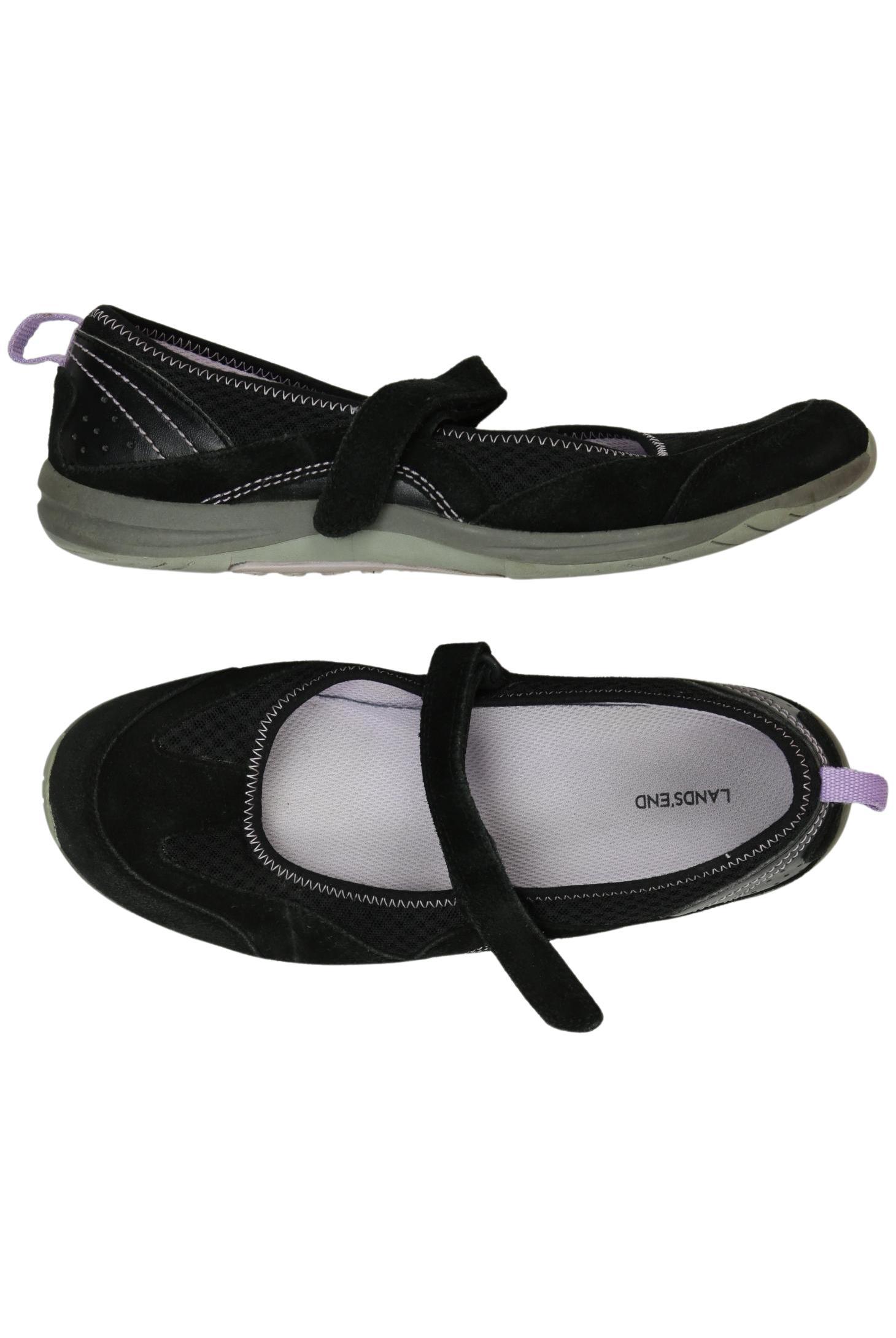 

Lands End Damen Ballerinas, schwarz, Gr. 41