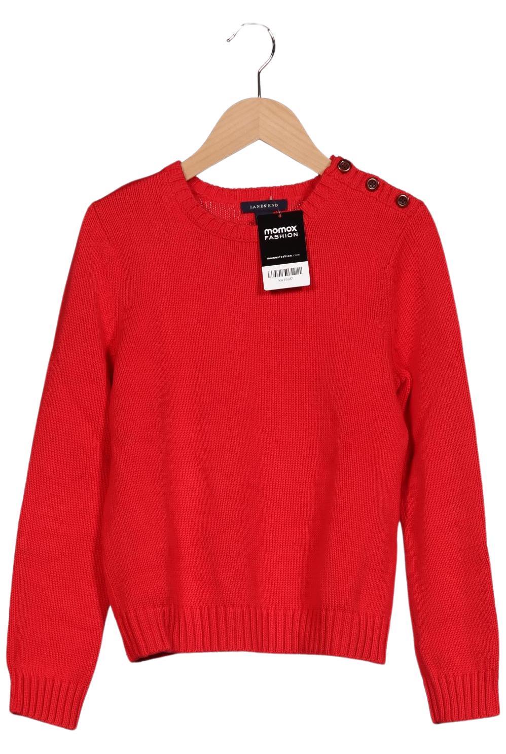 

Lands End Damen Pullover, rot, Gr. 34