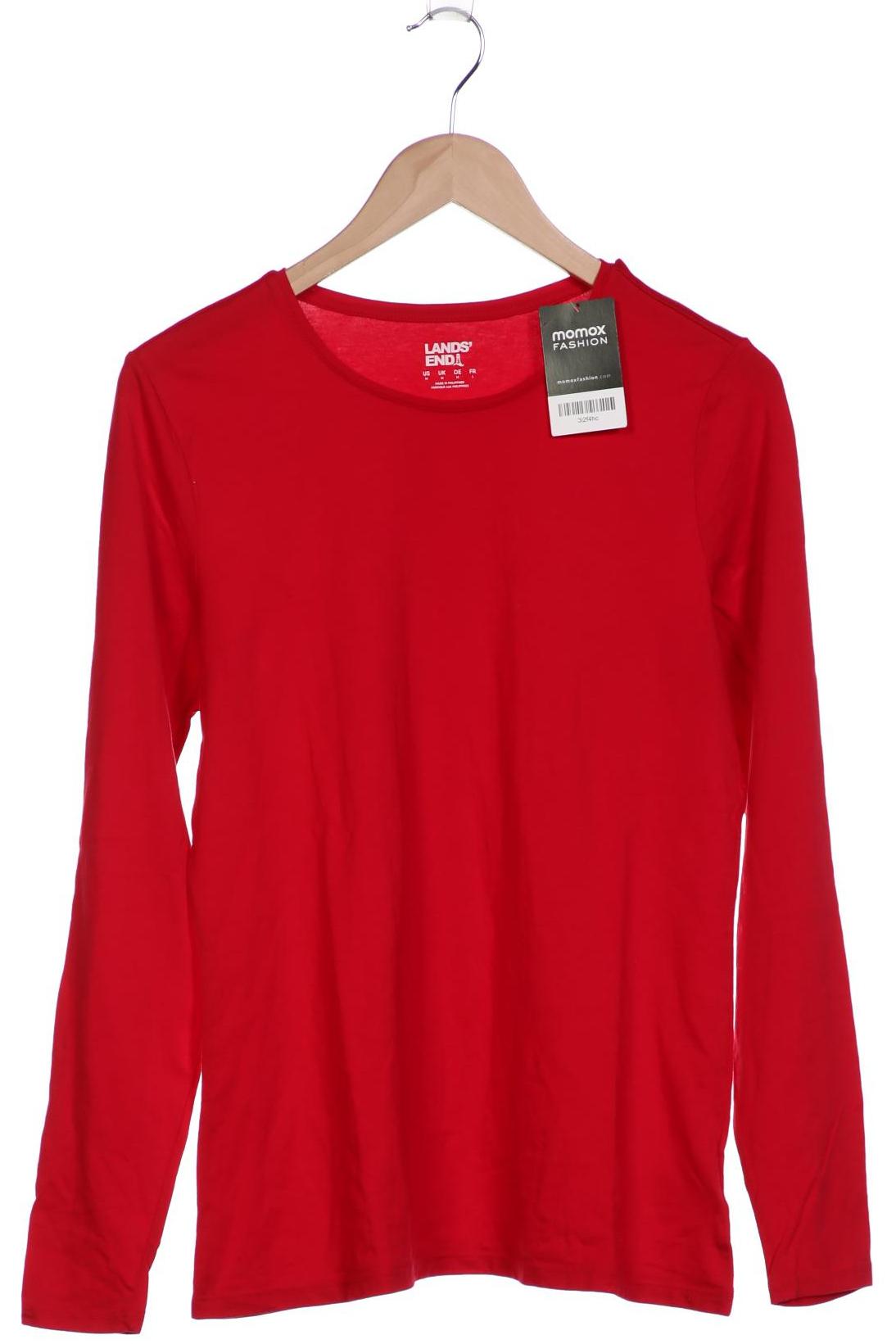 

Lands End Damen Langarmshirt, rot, Gr. 38