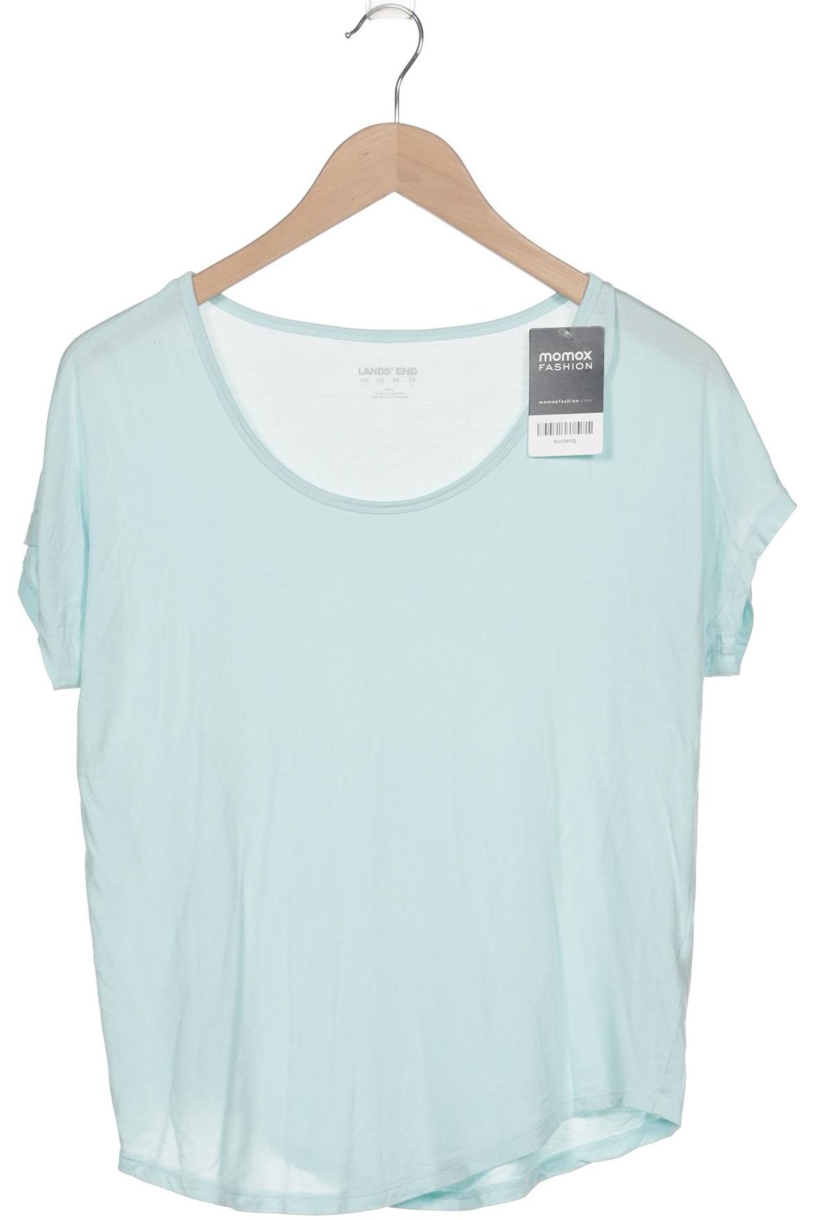 

Lands End Damen T-Shirt, blau, Gr. 36