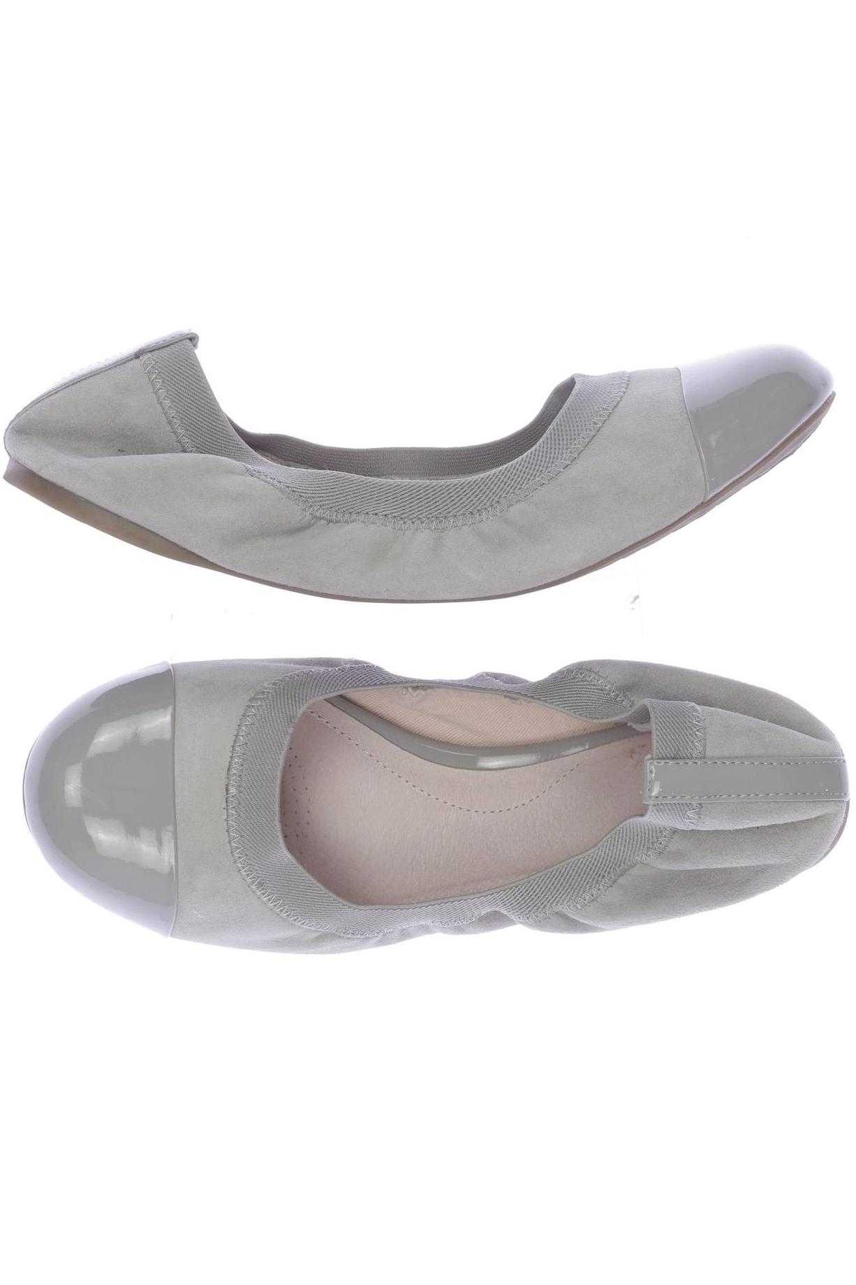 

Lands End Damen Ballerinas, grau, Gr. 39