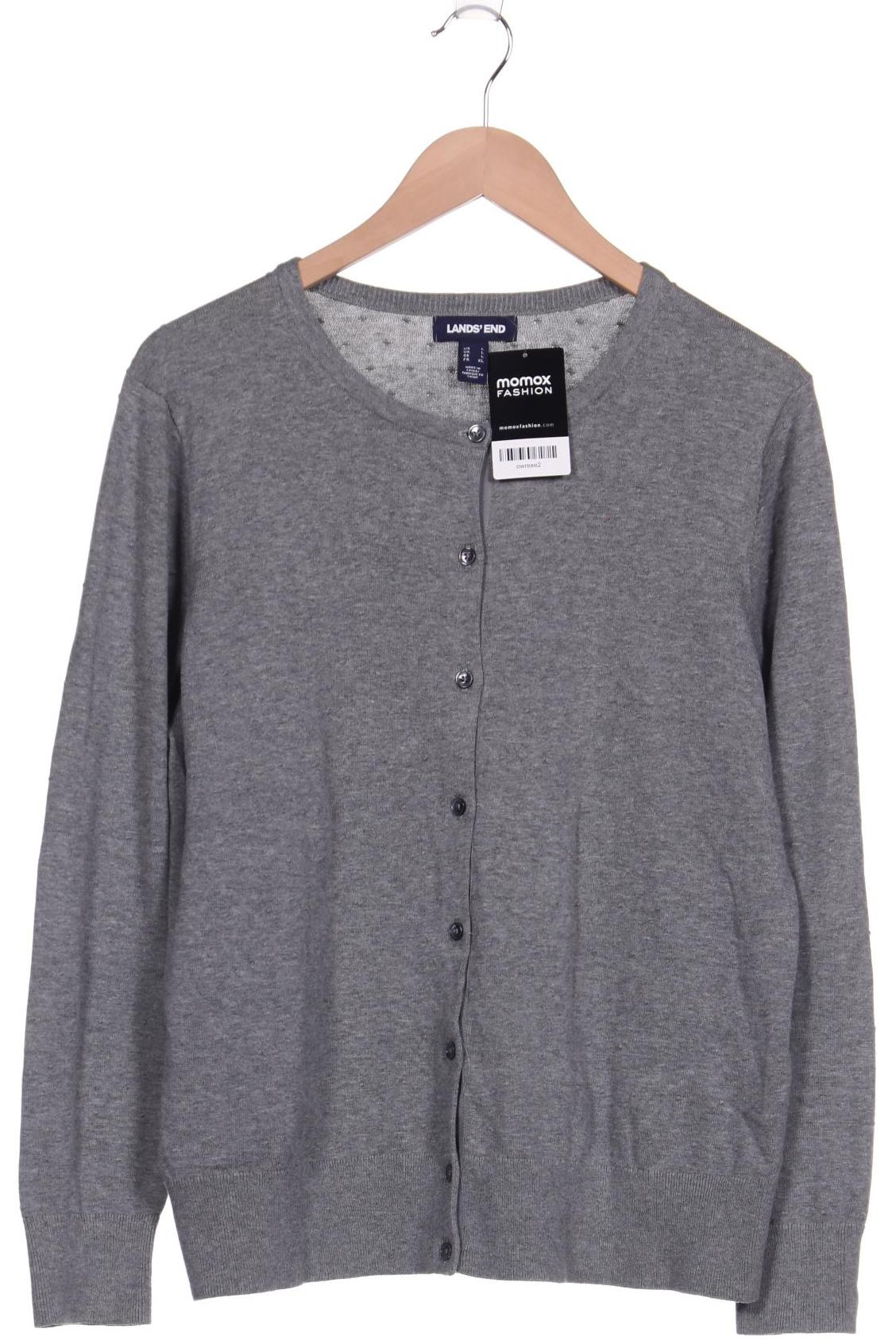 

Lands´End Damen Strickjacke, grau